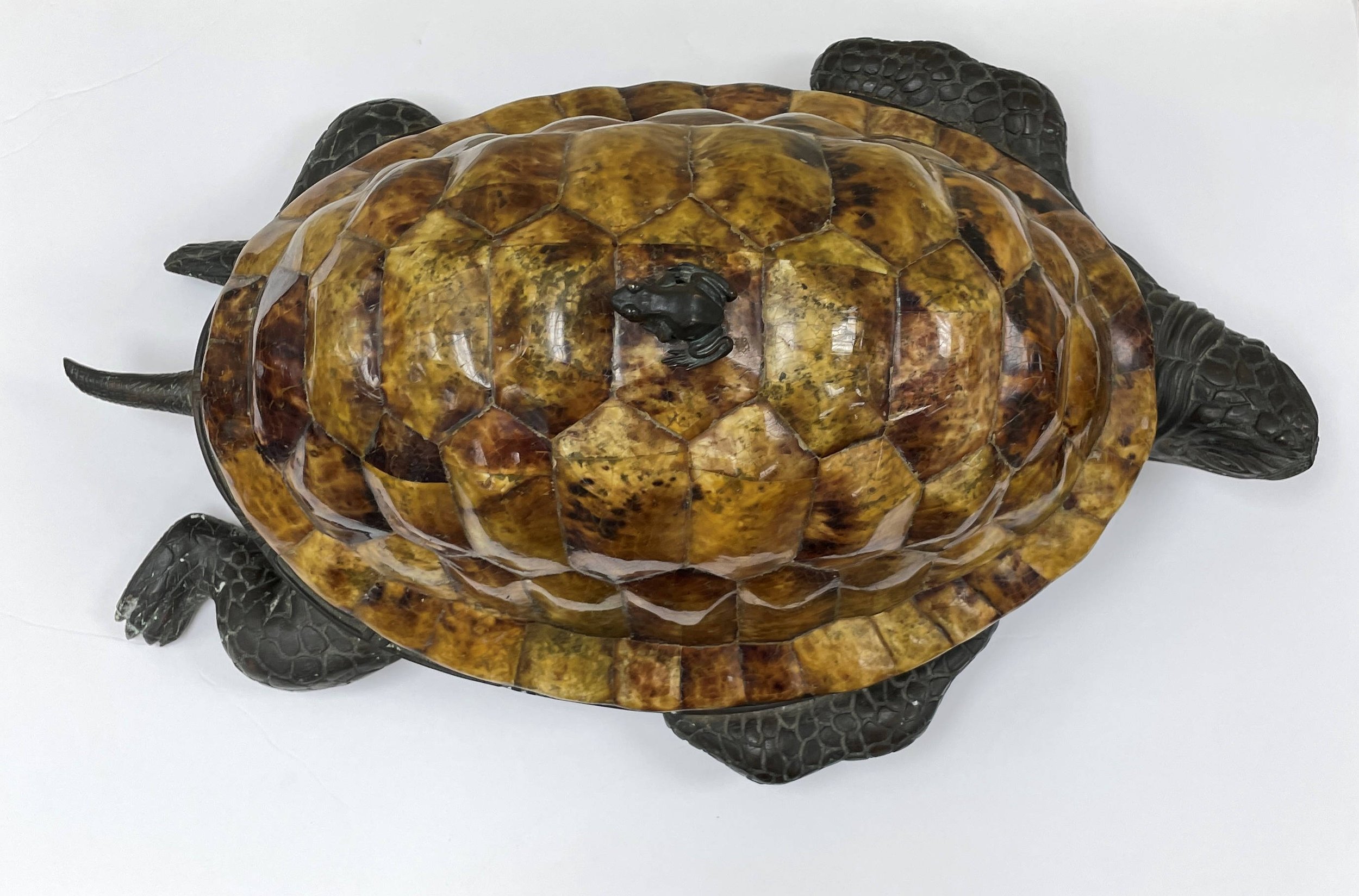 Encore Furniture Gallery-Maitland Smith Large Bronze Tortoise With ...