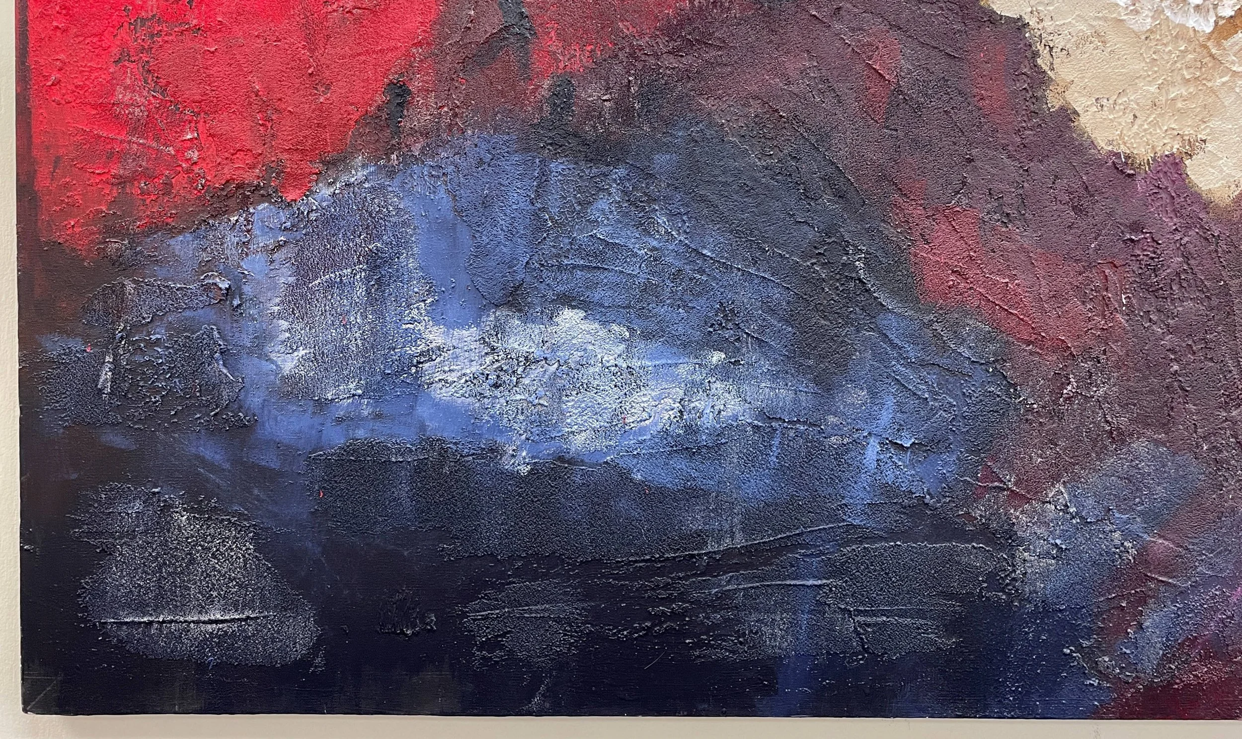 Encore Furniture GalleryDavid Frutko Signed Textured Acrylic on Canvas