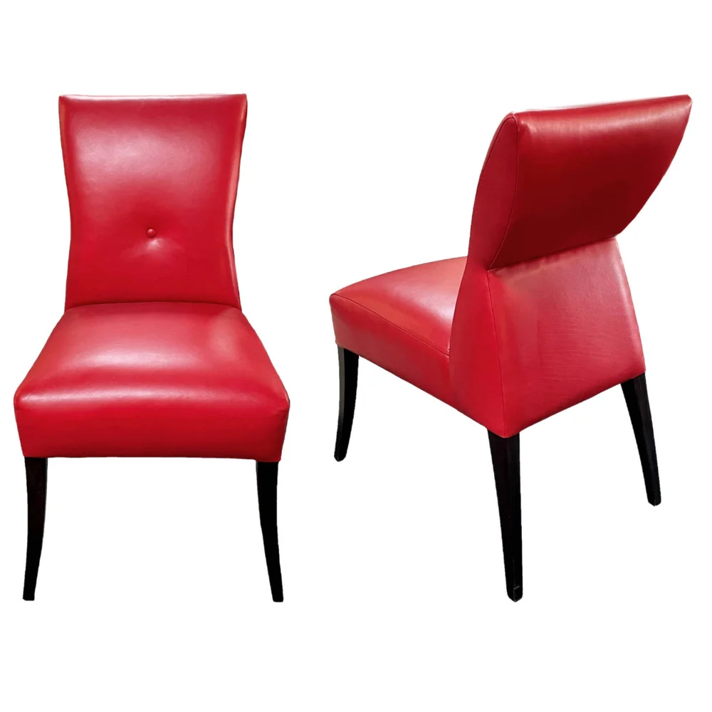 Modern Brueton Red Leather 