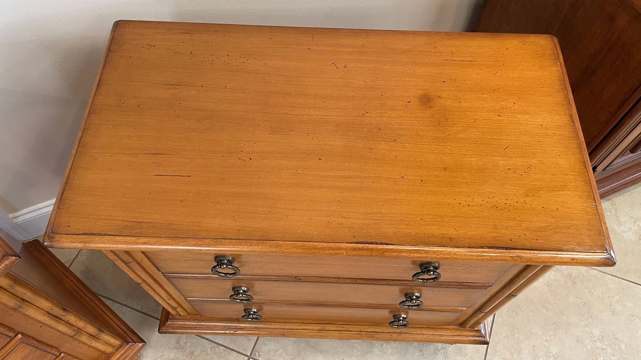 Encore Furniture GalleryPair Vintage Tommy Bahama Coastal Nightstands