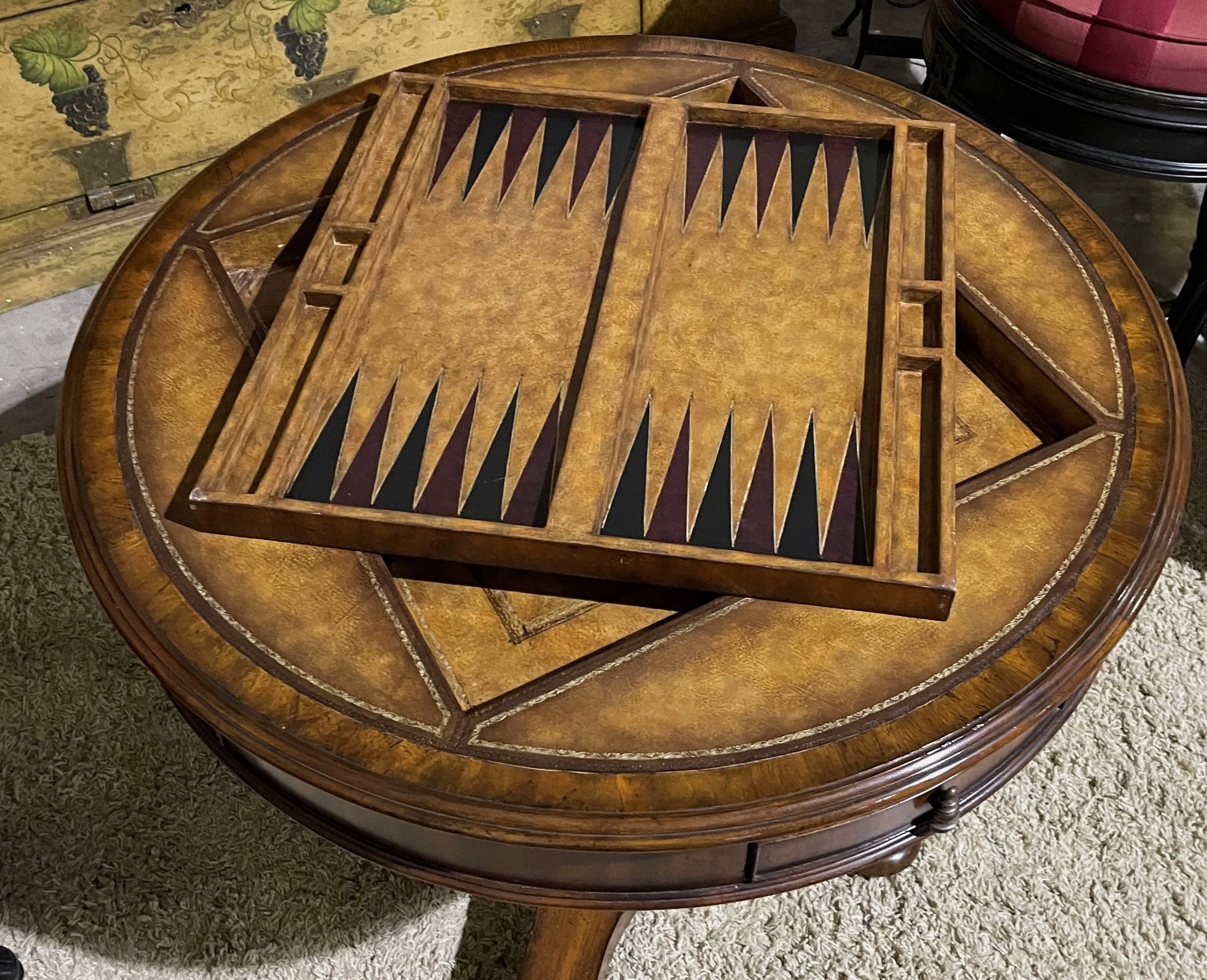 maitland-smith-round-pedestal-game-chess-checkers-backgammon-table 03.jpg