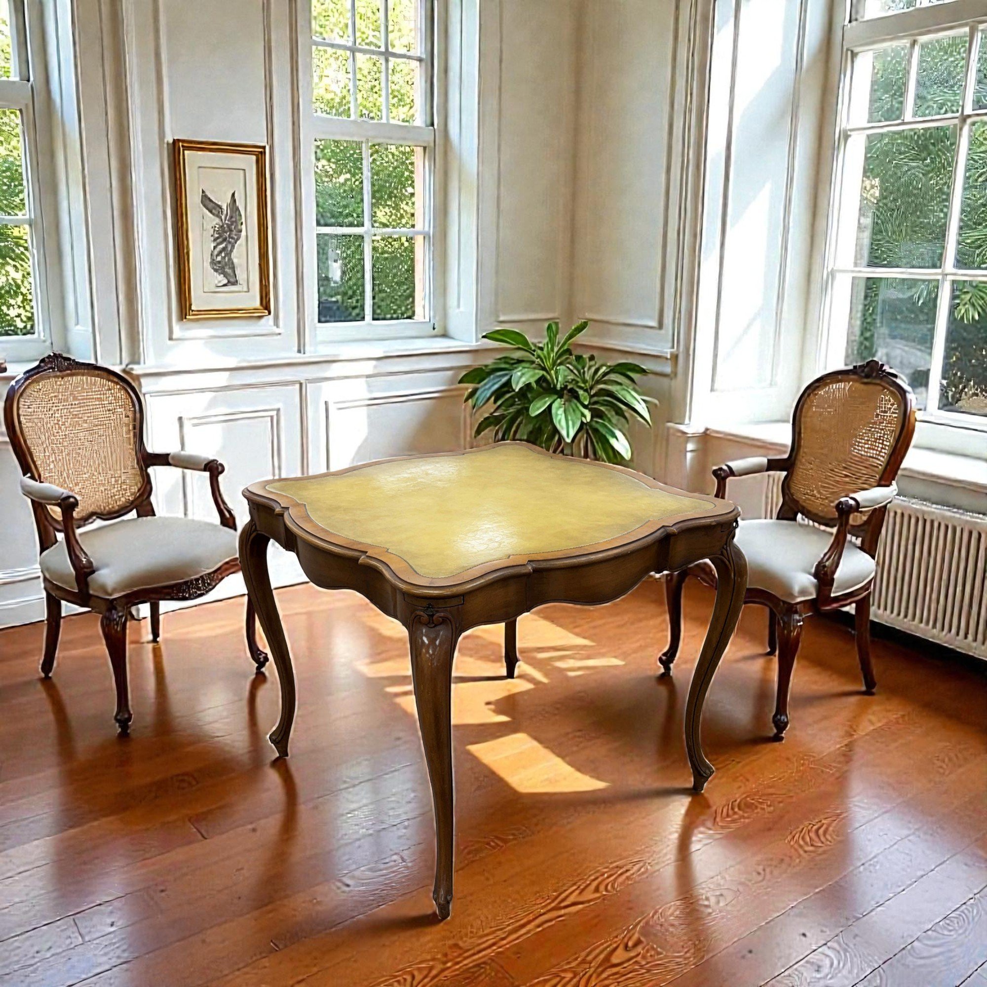 vintage-weiman-leather-top-game-card-table room01.jpg