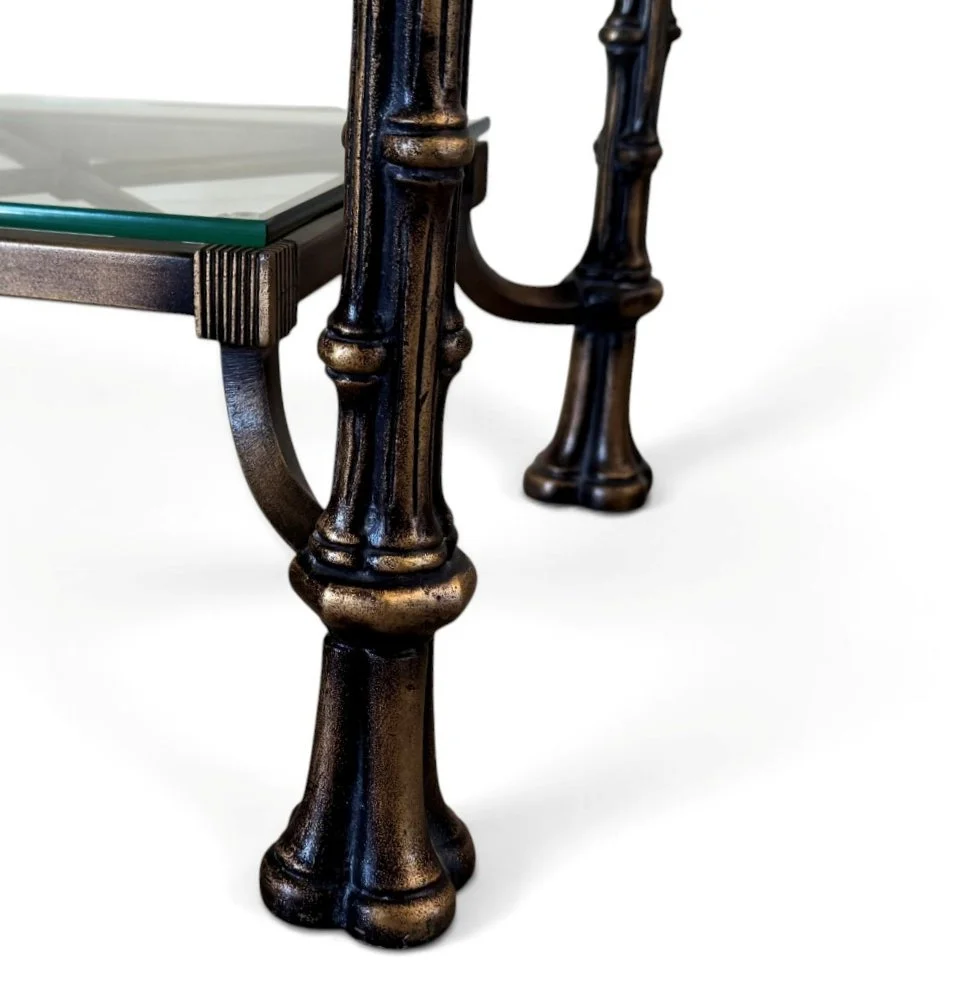 hollywood-regency-bronzed-iron-metal-faux-bamboo-3-tier-console-table-palm-tree-finial-accents-glass-shelves 06-SH.jpg