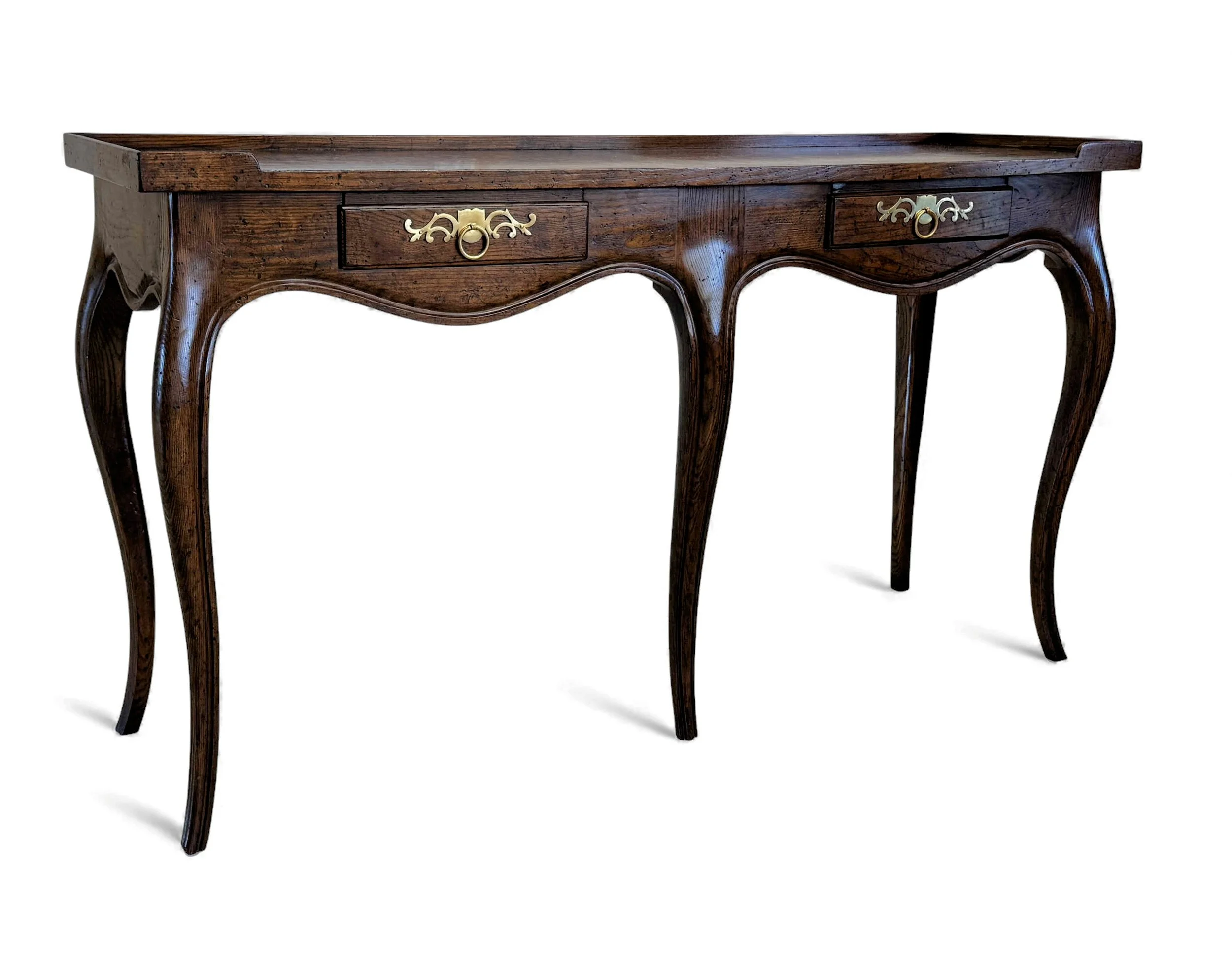 vintage-baker-milling-road-distressed-french-country-walnut-console-table 03 sh.jpg