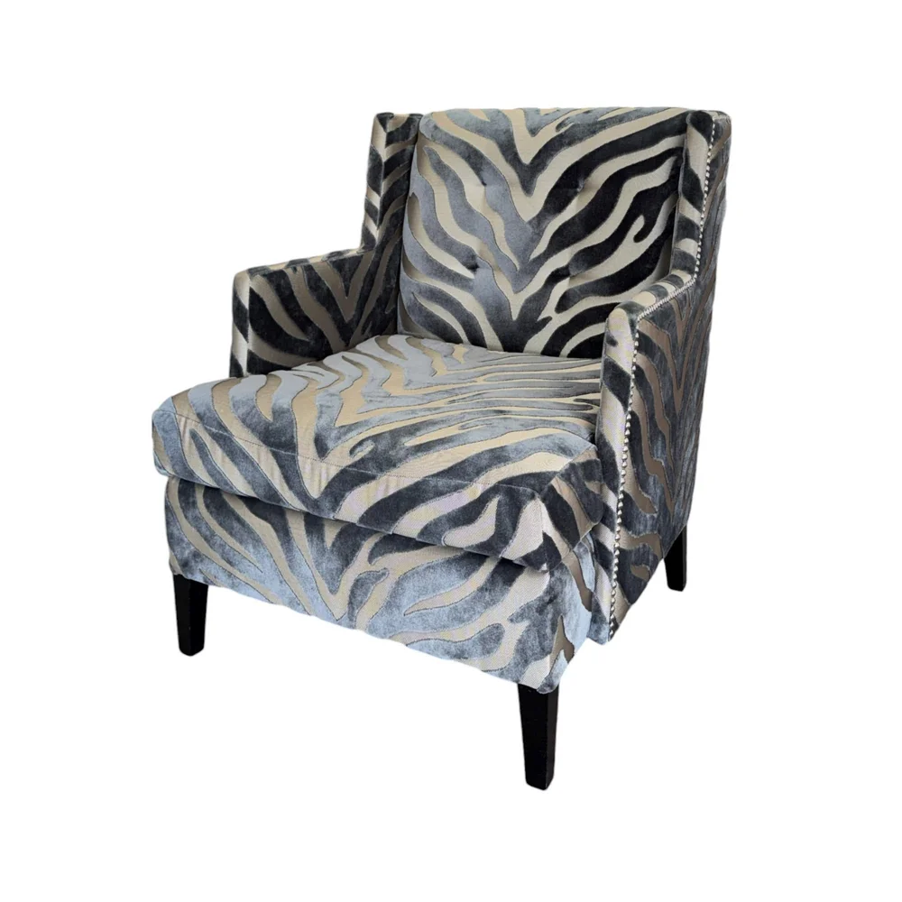 Encore Furniture Gallery-Adriana Hoyos Animal Print Lounge Chair