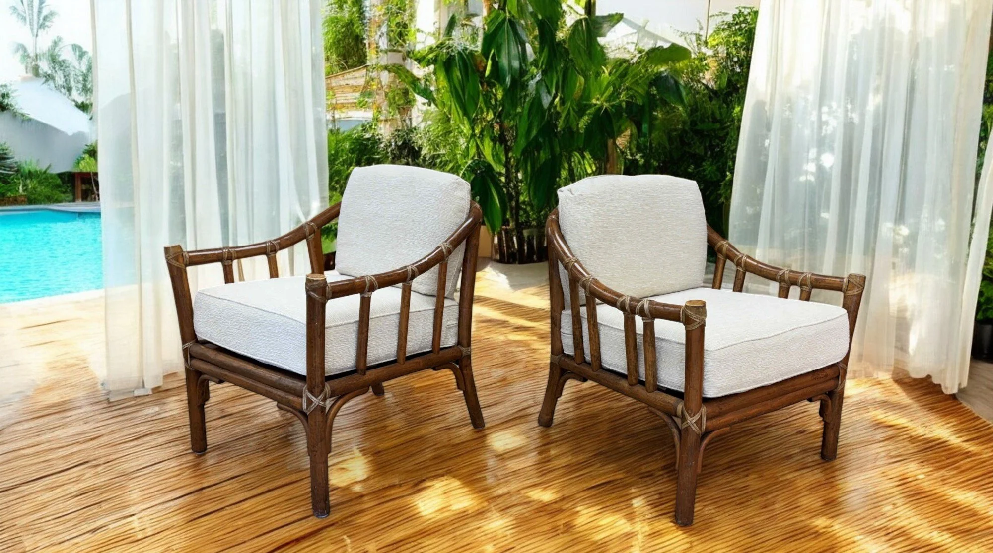 vintage-mcguire-his-hers-king-queen-bamboo-rattan-lounge-chair