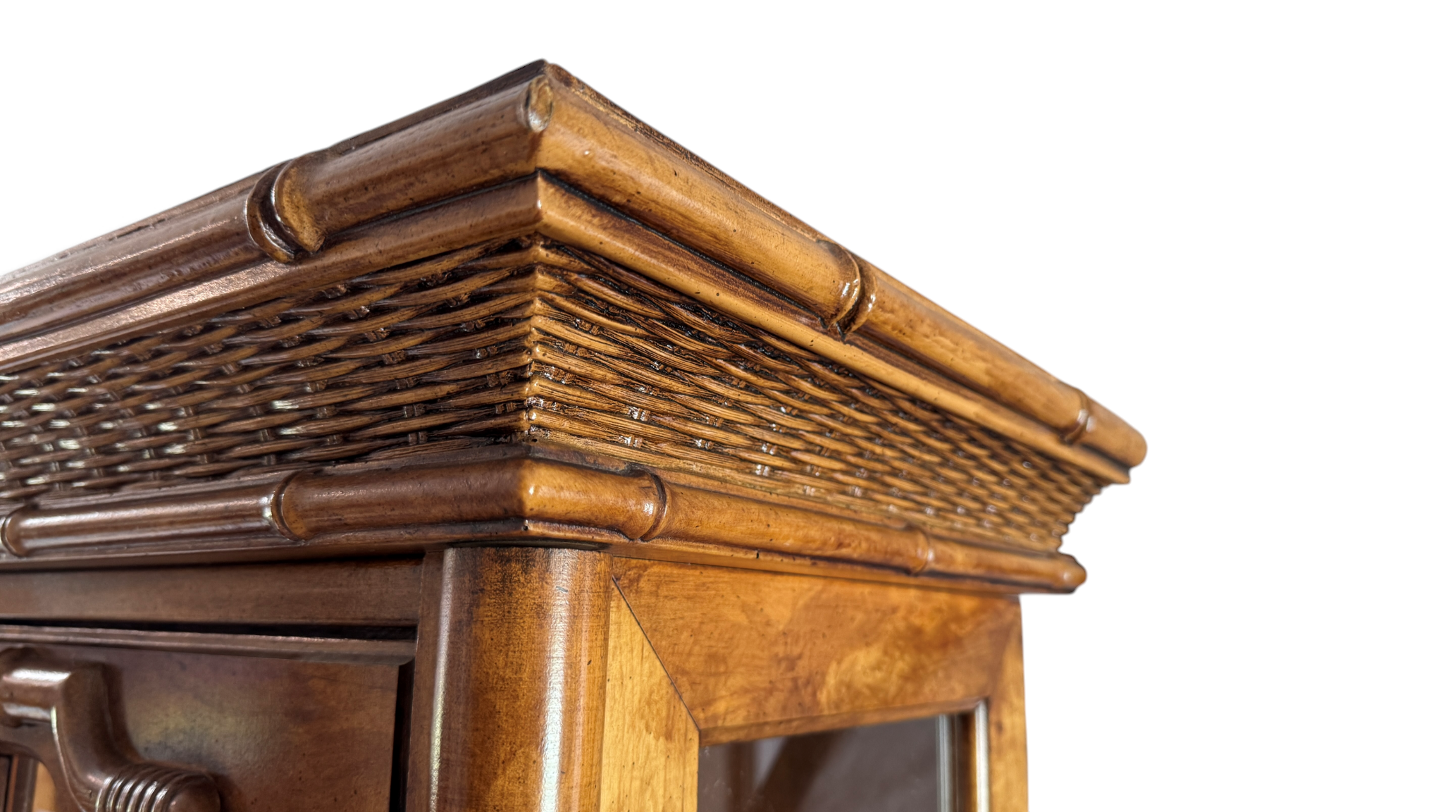 vintage-standley-faux-bamboo-woven-rattan-fretwork-lighted-china-display-cabinet 06-sh.png