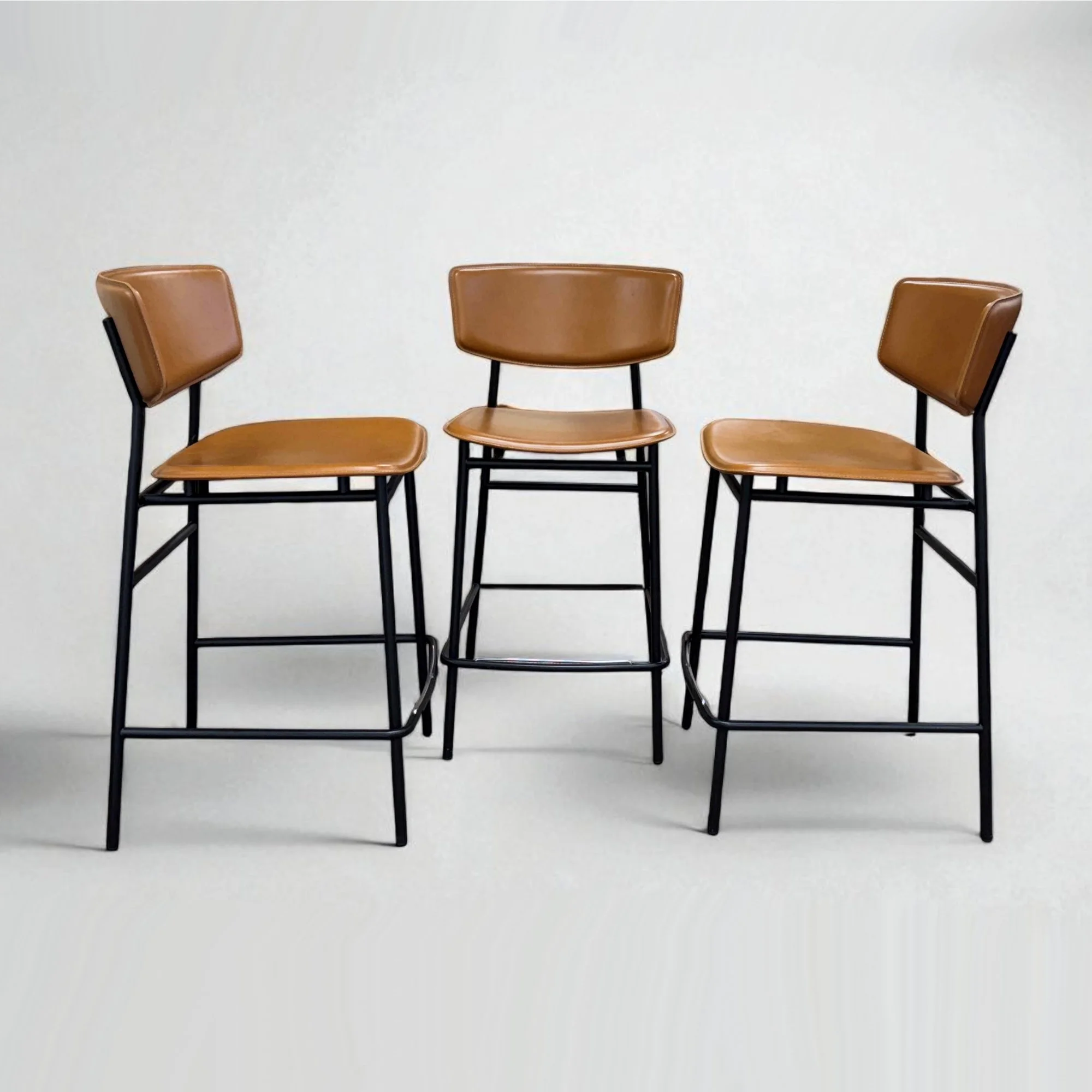 calligaris-fifties-leather-counter-stools-set-of-3 00 studio.jpg