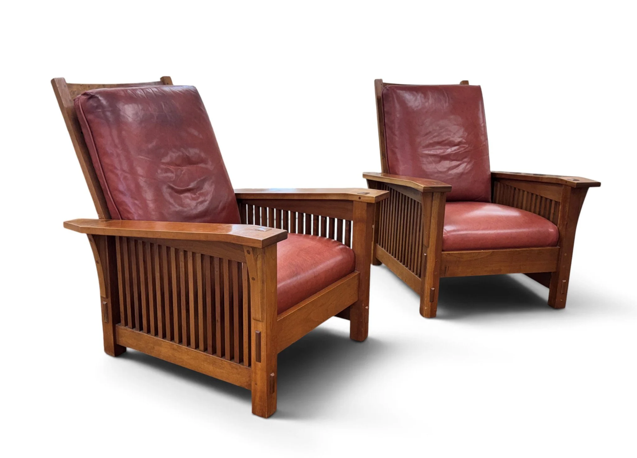 stickley-spindle-morris-chairs-set-pair-of-2 00-sh.jpg