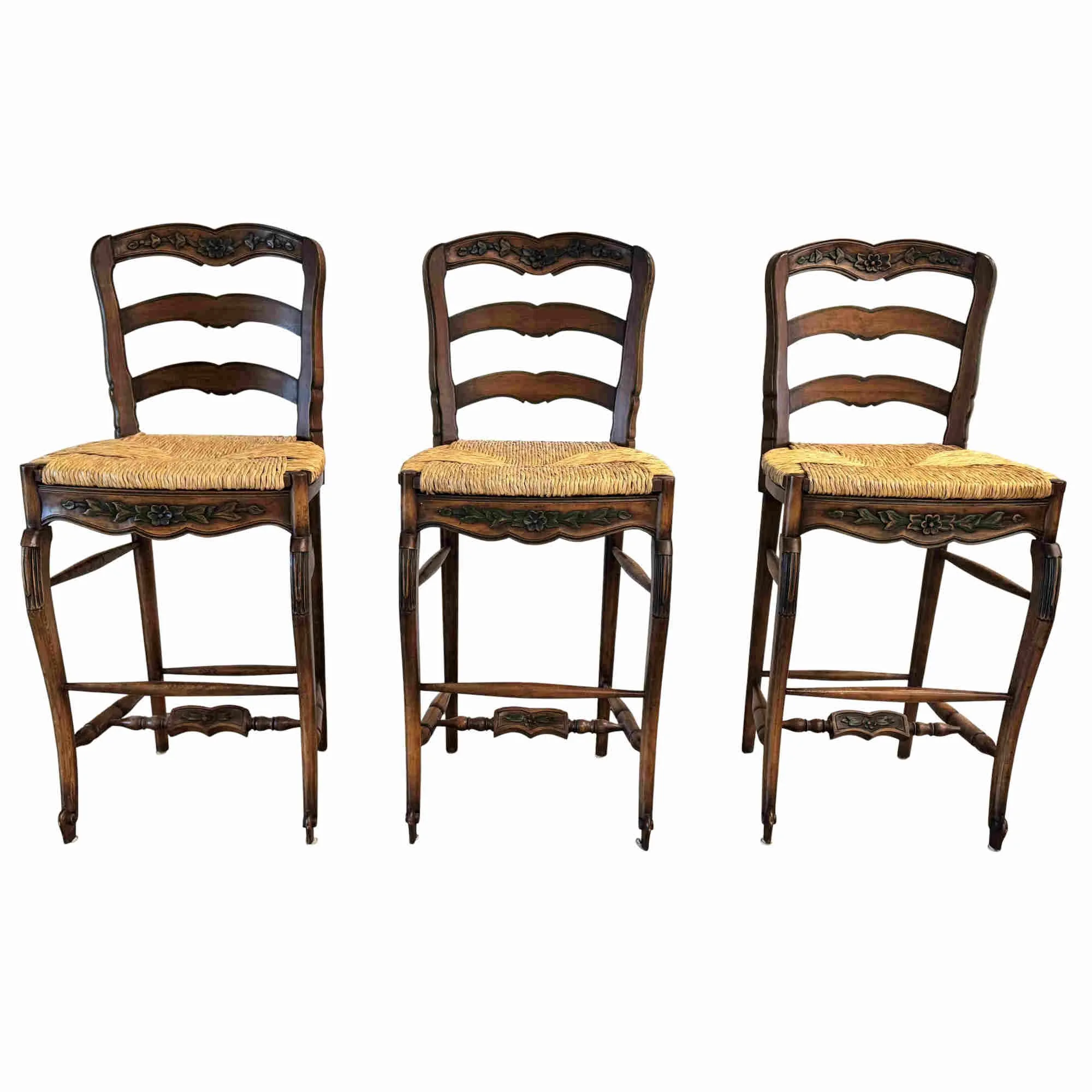 french-country-carved-wood-rush-seat-barstools-set-of-3 00sp.jpg