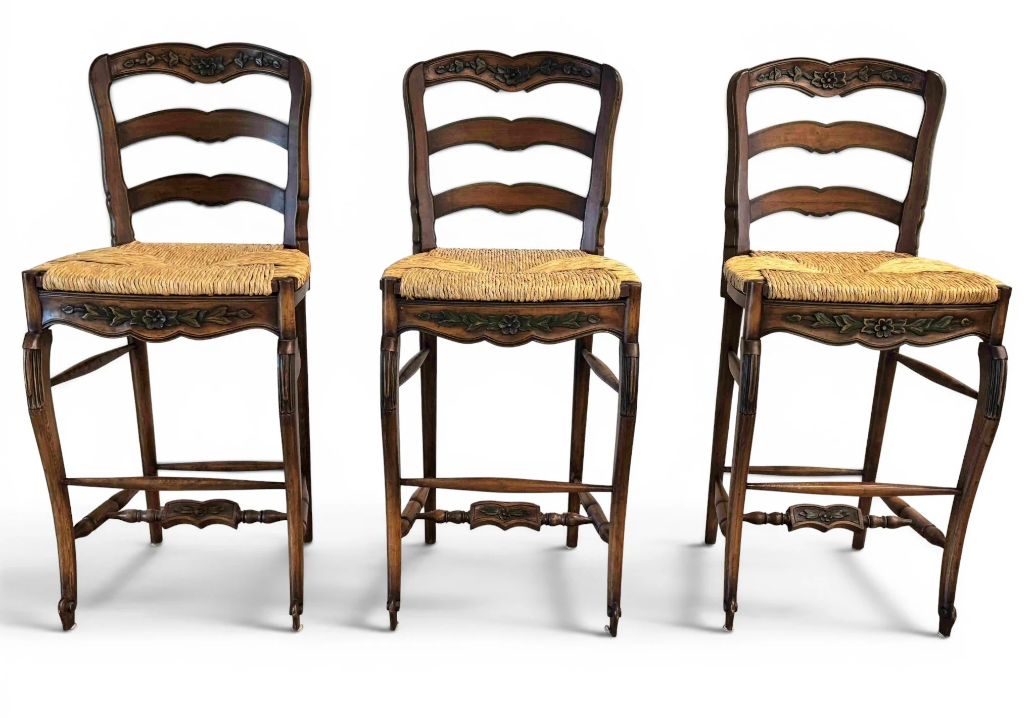french-country-carved-wood-rush-seat-barstools-set-of-3 00-sh.jpg
