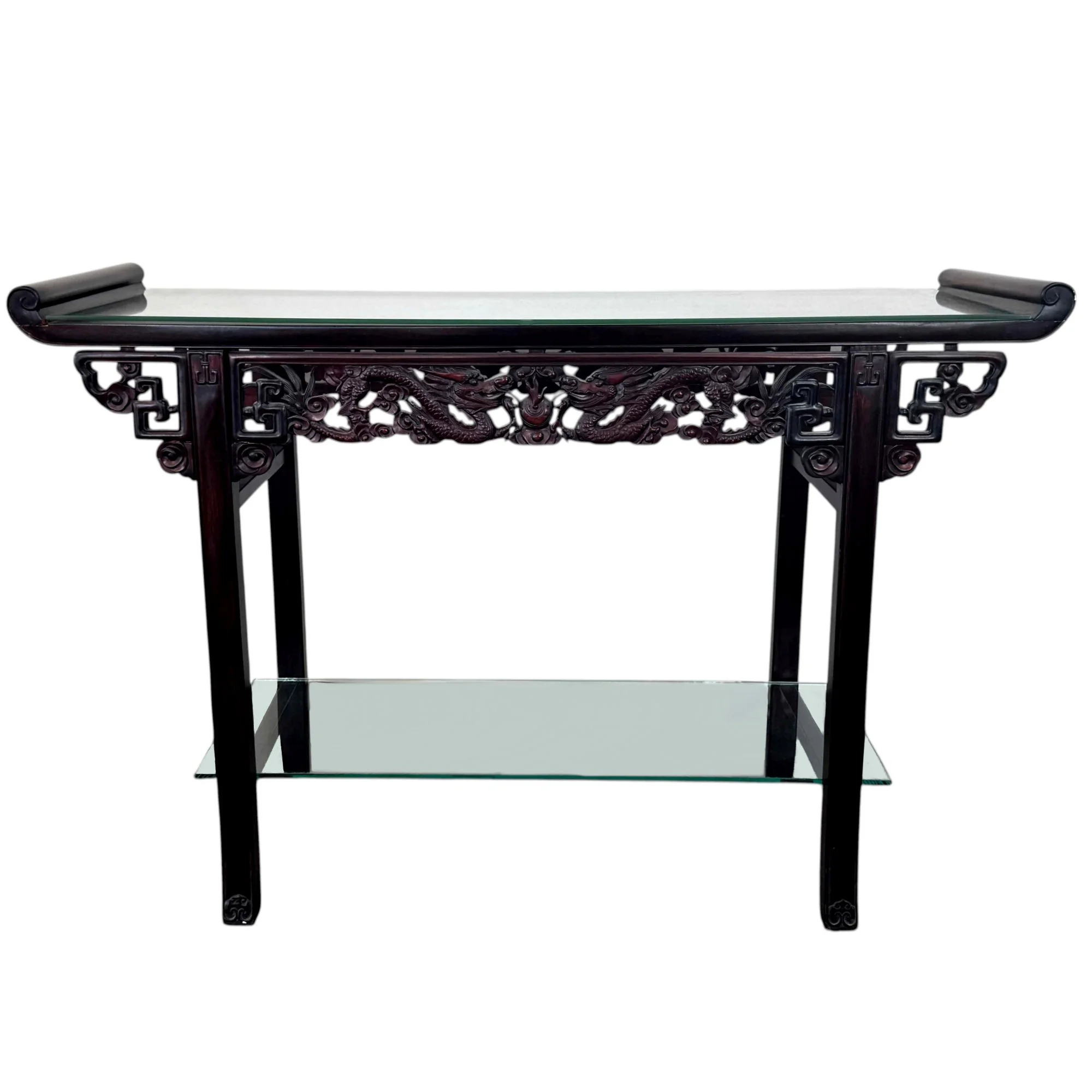 vintage-carved-wood-alter-table-console-with glass-shelf 00sp.jpg