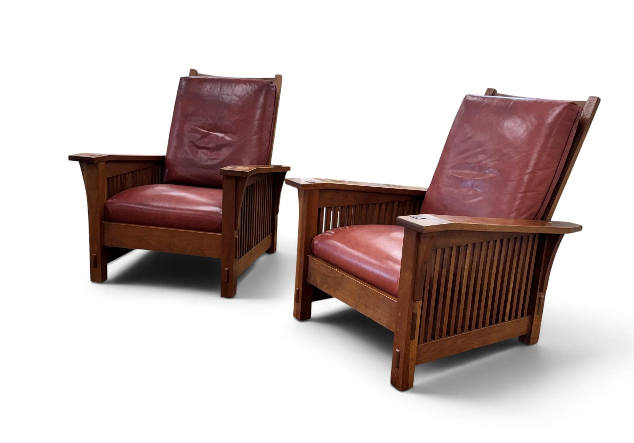 stickley-spindle-morris-chairs-set-pair-of-2 02-sh.jpg