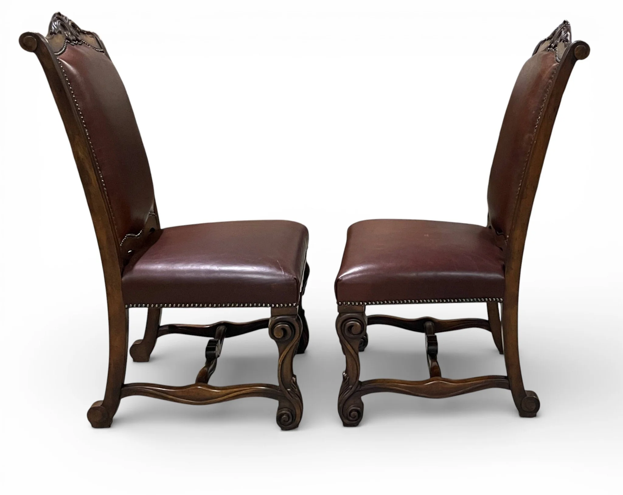 henredon-vintage-leather-carved-wood-dining-chairs 02-sh.jpg
