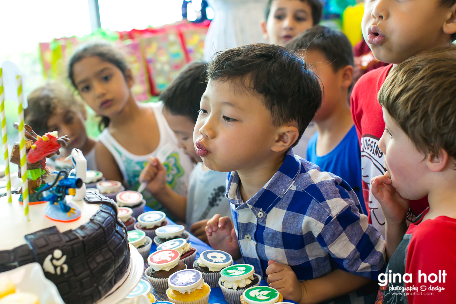 Irvine Family Photographer, Skylander Birthday Party Theme, Matthew's 5th Birthday Celebration, Playland Cafe, Orange County Birthday Party Event Photographer, Milkstashe Macarons, Orange County Children's Photographer