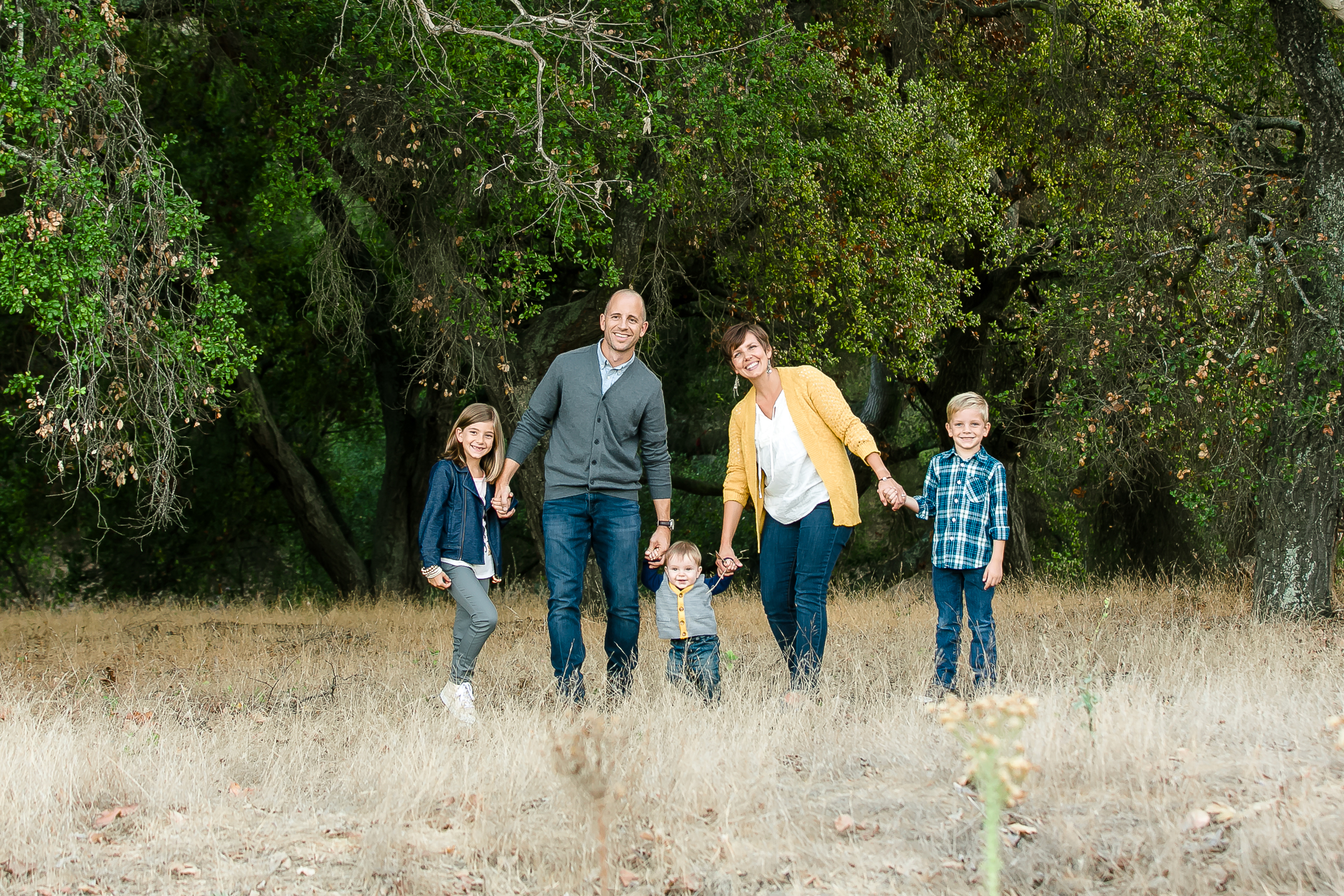 Saddleback Church, Pastor's Family, Orange County outdoor family photos, OC Family, Trabuco Canyon Park Photographs, Rancho Santa Margarita Family Portraits, Family of 5, Love, God is the glory, Mustard, blue, brown, family photo inspiration, awesome family photos, fall family photography
