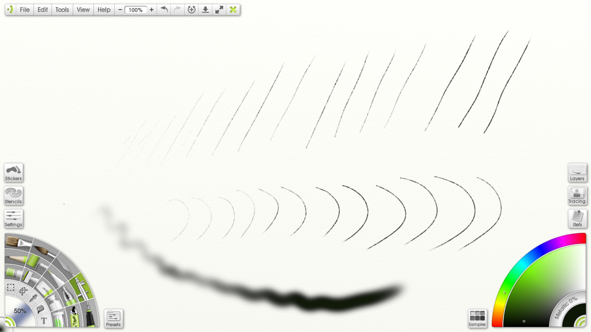 ArtRage 4, Paint Tool SAI test results on Sony VAIO Flip — Surface Pro