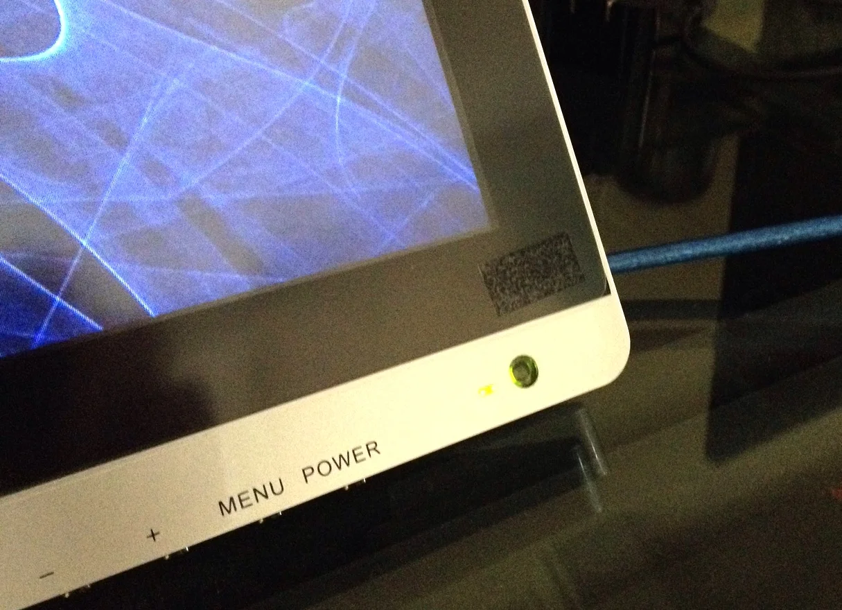 The GT-220 comes with a very welcome screen protector that dramatically improves the drawing experience while also reducing glare and fingerprints. The protector can be easily removed or adjusted, but it's only held in place by four pieces of double-sided tape. It's an unsightly and low-tech solution. It will be interesting to see if the adhesive loses its tack over time.