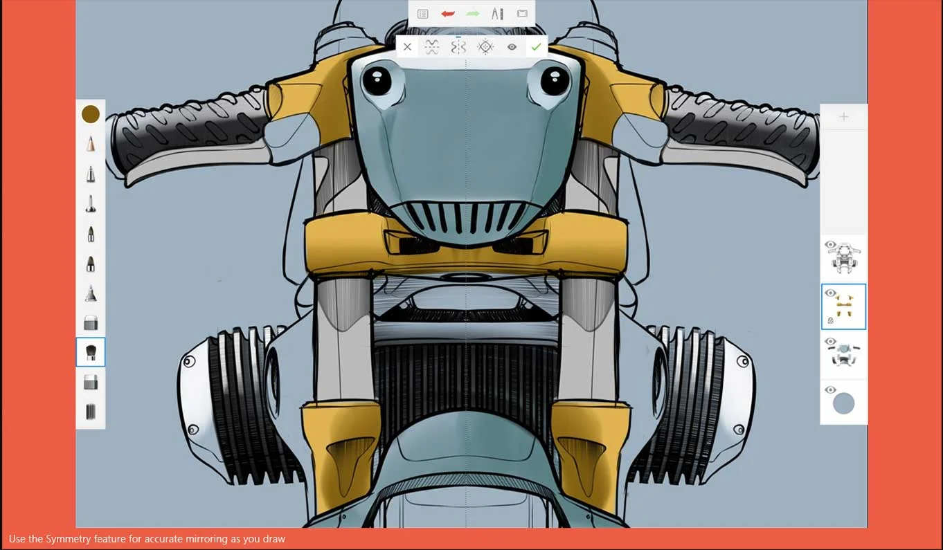 Autodesk Sketchbook for Windows Tablet replaces Express — Surface Pro