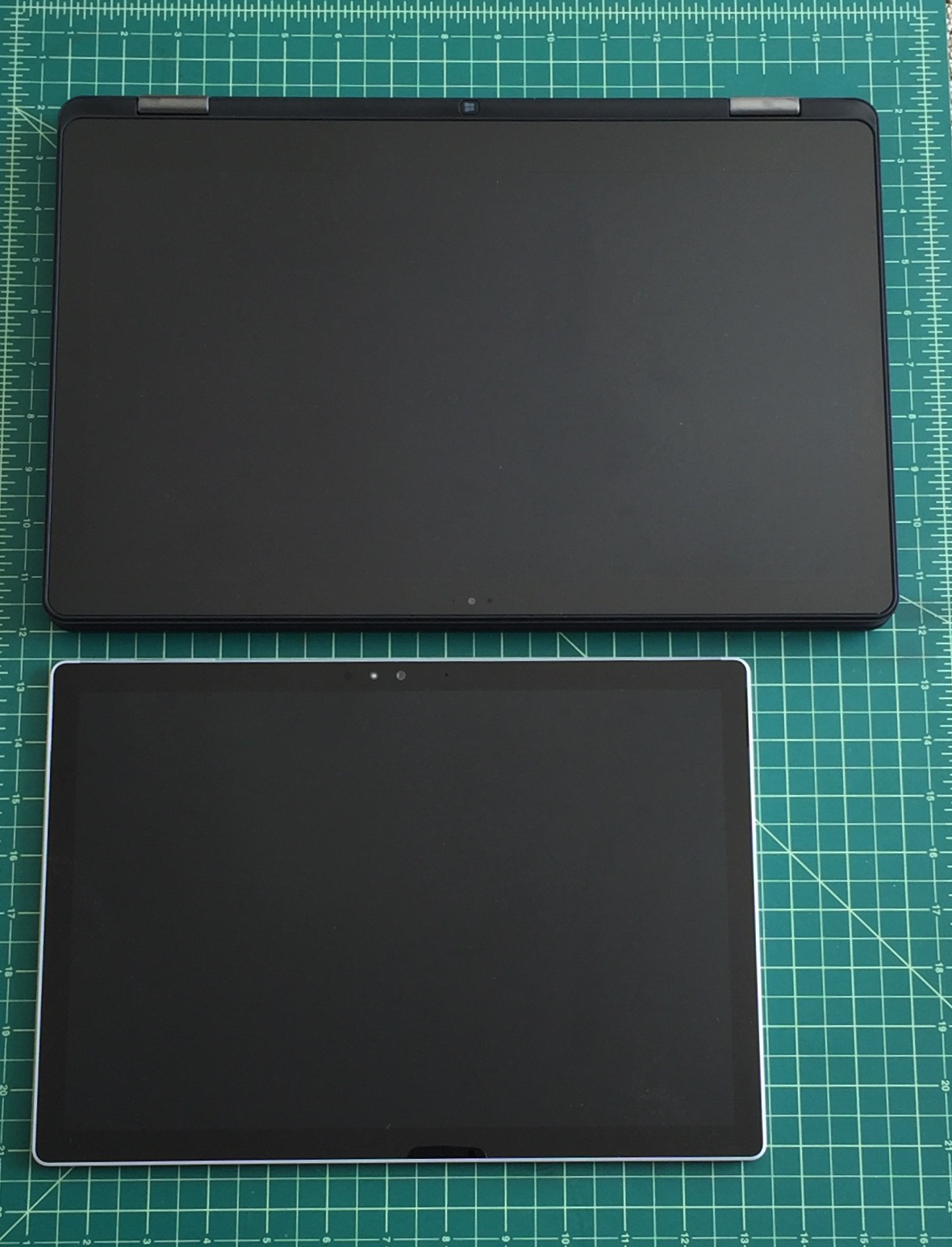 The Surface Book's 13.3 inch Clipboard (above, bottom) looks positively tiny by comparison.