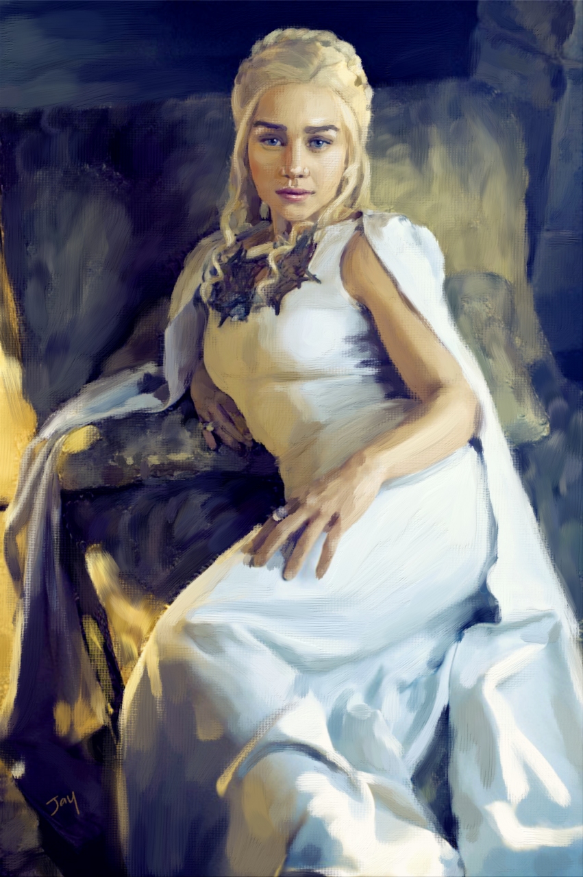 DaenerysTargaryenAcrylic by Jay Hardy.jpg