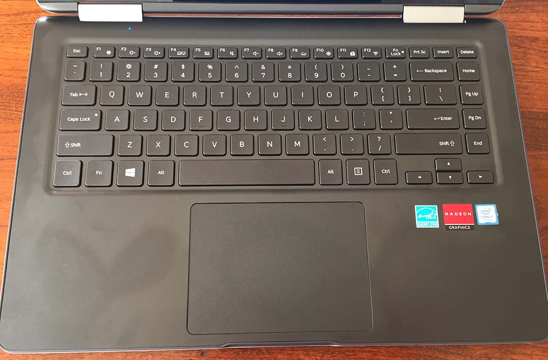 The only feature of the full size keyboard I didn't like is the raised lip around the keyboard frame.
