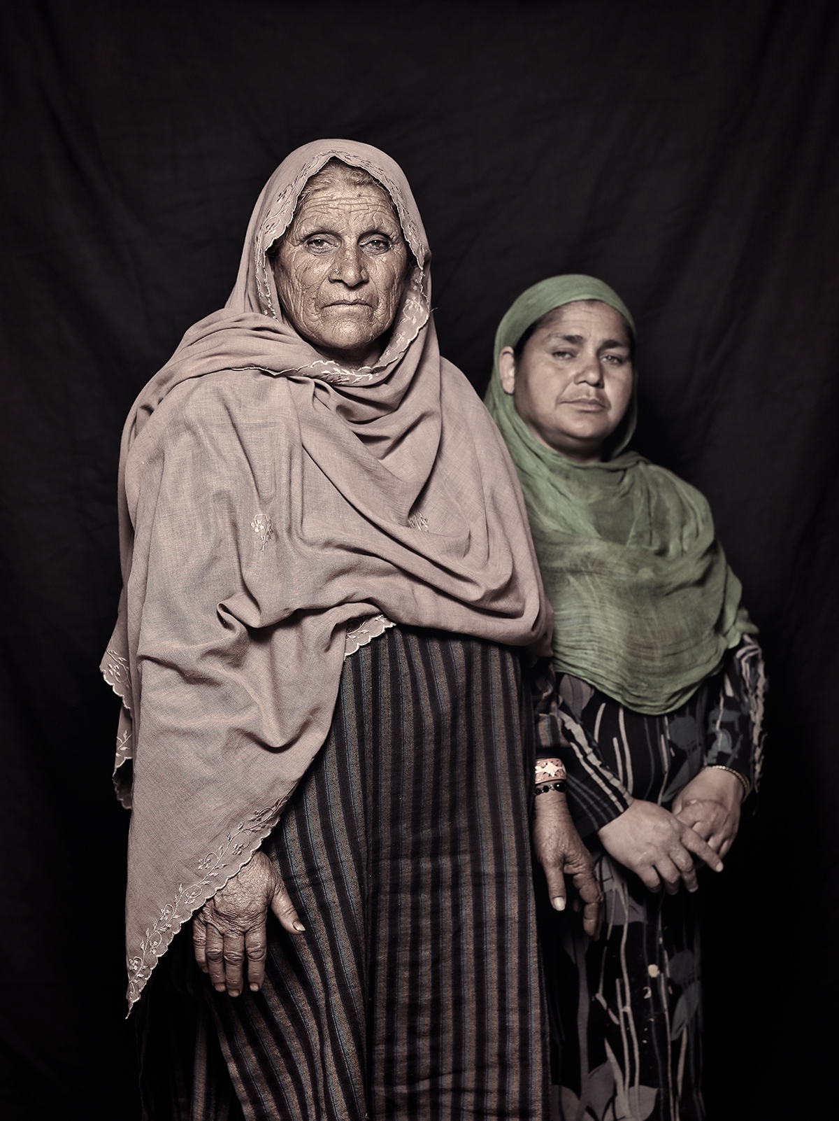 Teja Bibi, 63 and Naseema Begum, 42, D-camp, 2013