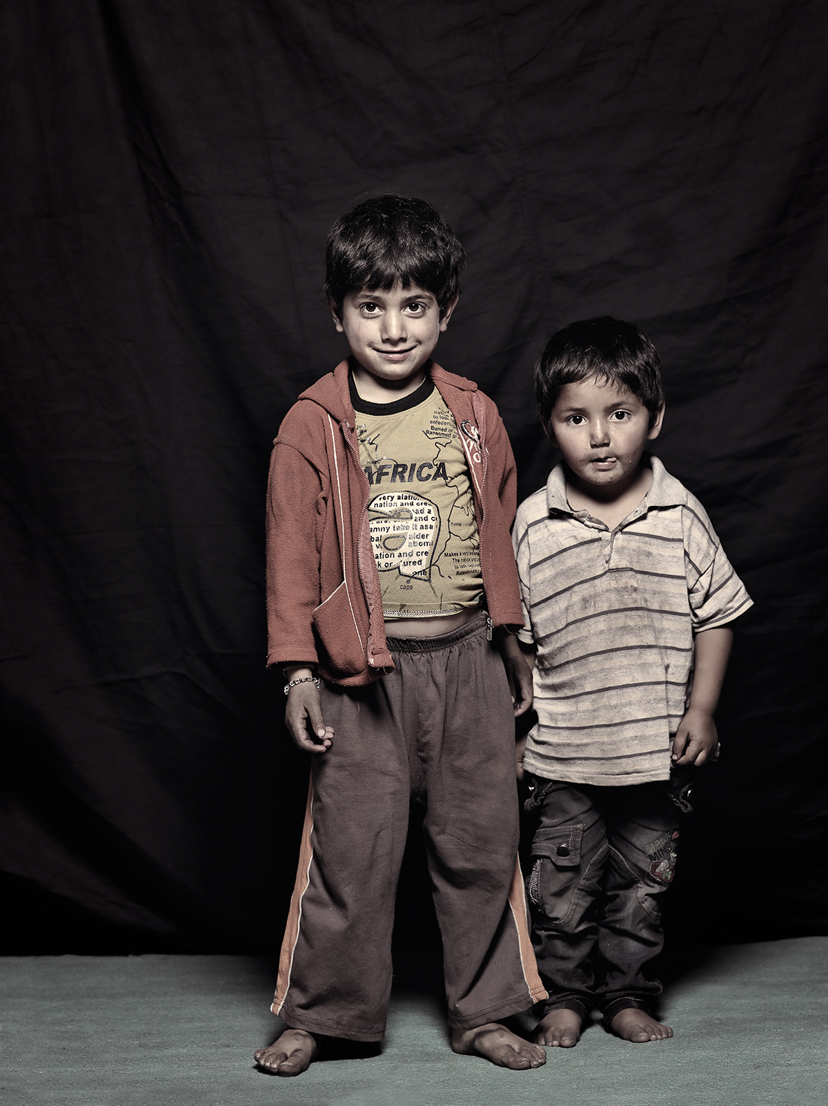 Adil Shah, 4 and Muzammil Shah, 3, D-camp, 2013