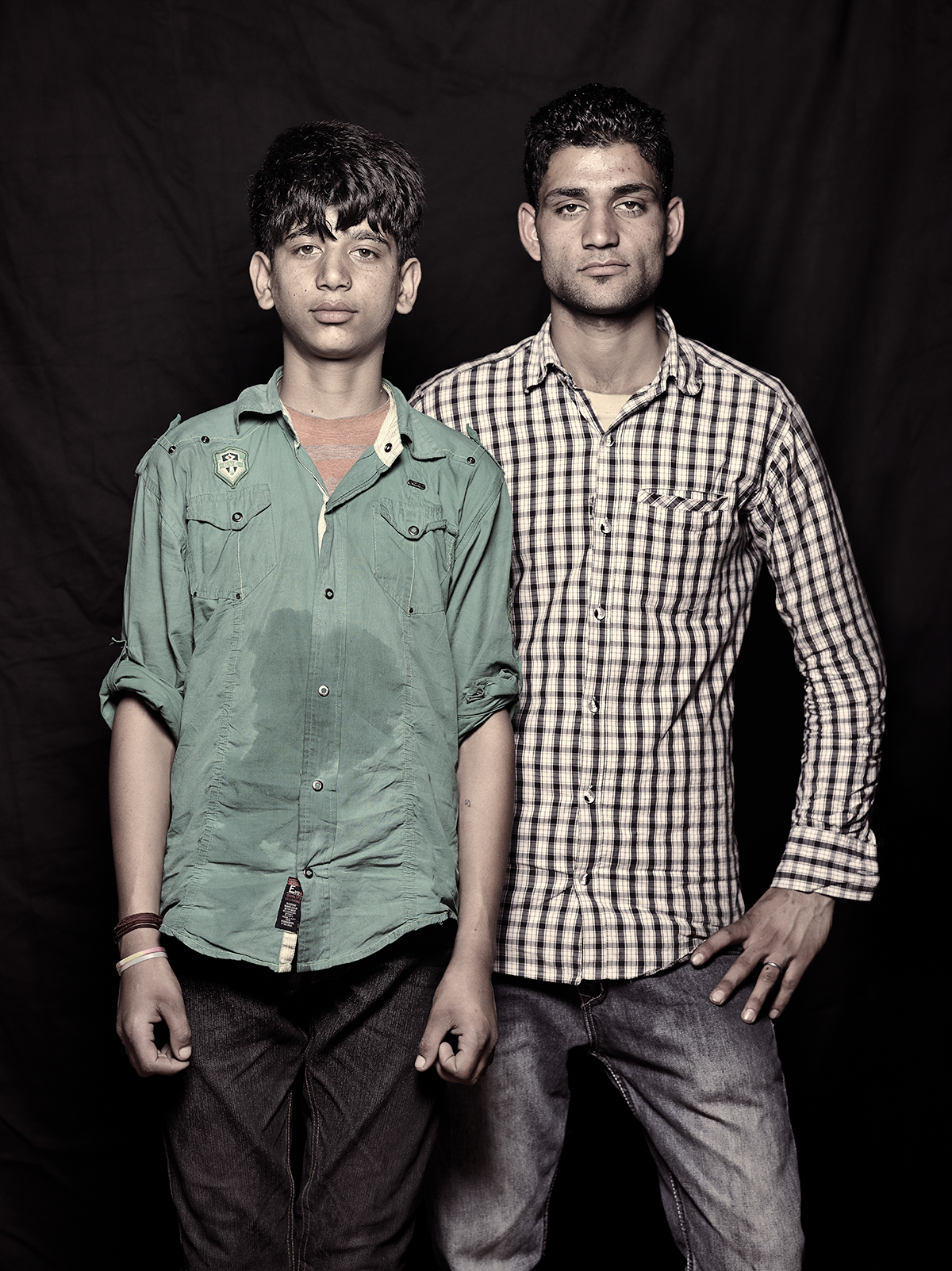 Omar Shah, 14 and Sunil Bhutt, 21, D-camp, 2013