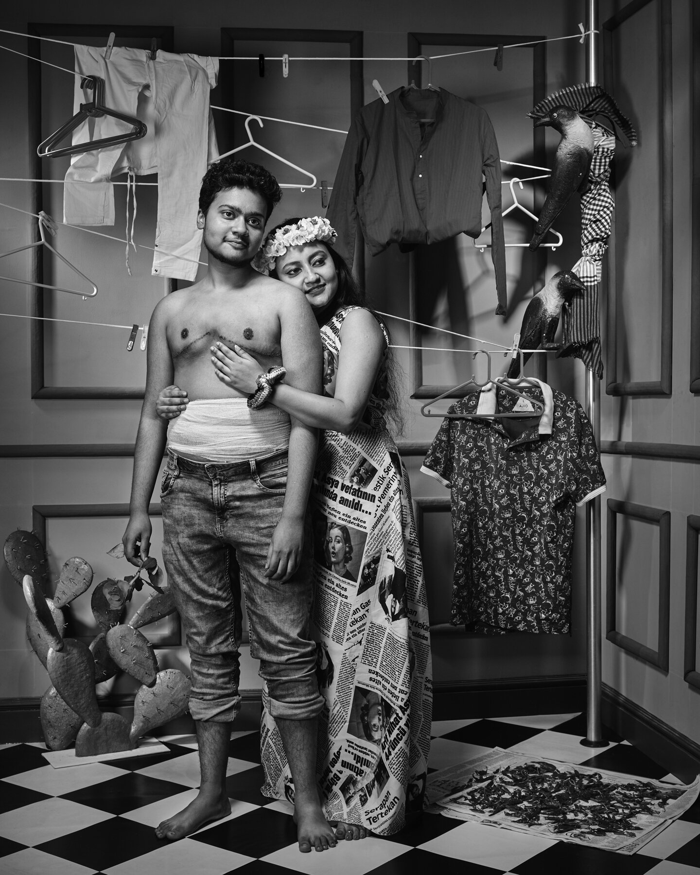 Adrij & Sayanti On Rose Day (few weeks post surgery), Kolkata, 2021