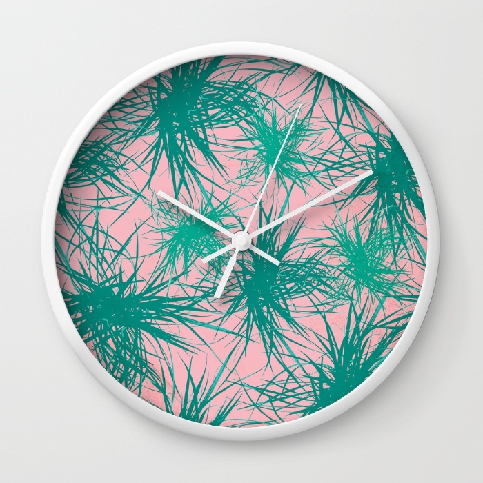 dragon-plant-pattern-pink-variation-wall-clocks.jpg