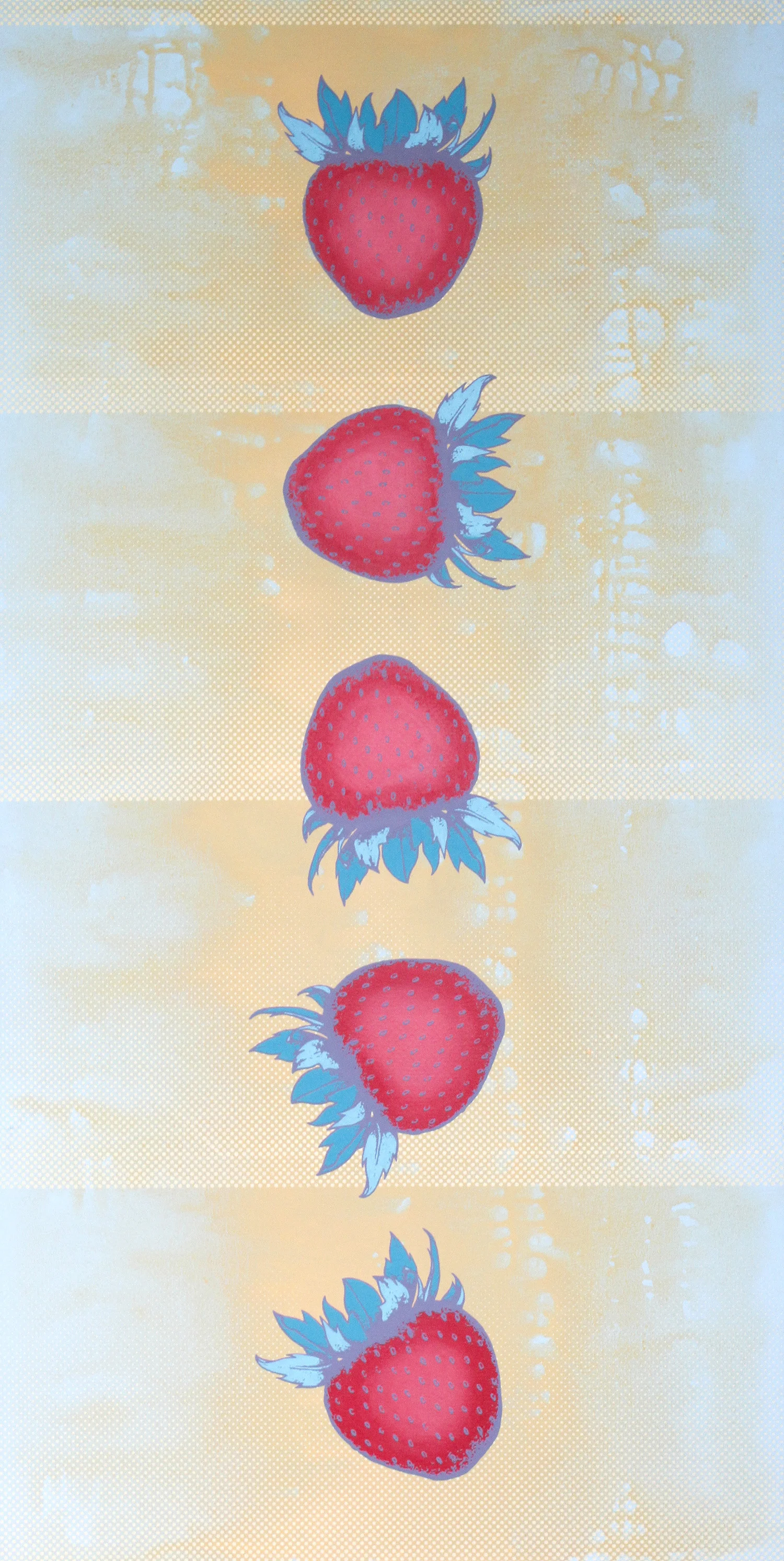 Attraction to the Ground Acrylic on canvas mounted on board 24 x 48 x 2.5 inches 2016