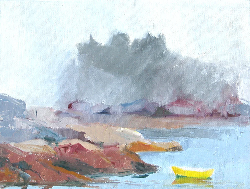 Sand Beach Fog