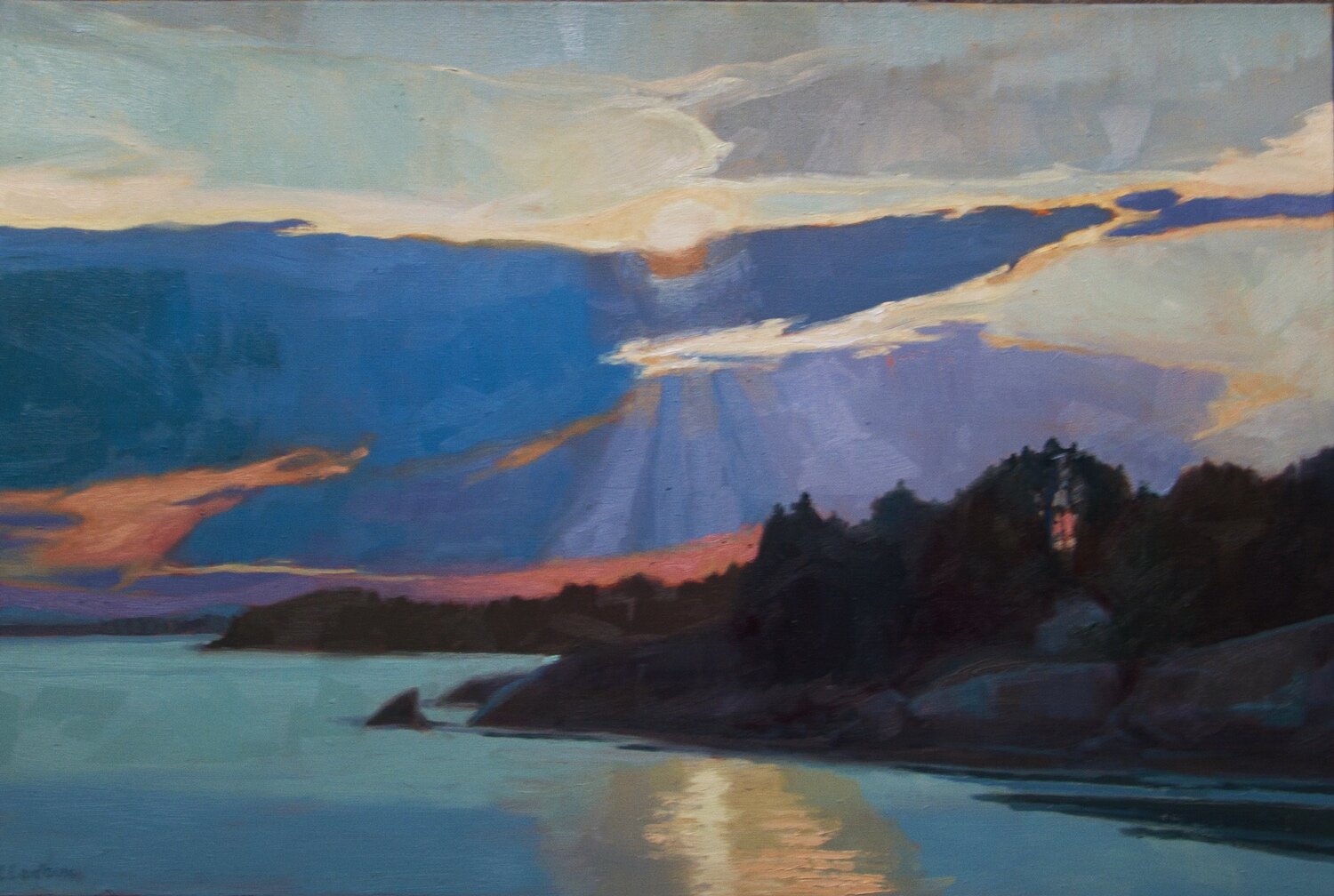 Late Light Along the Shore 