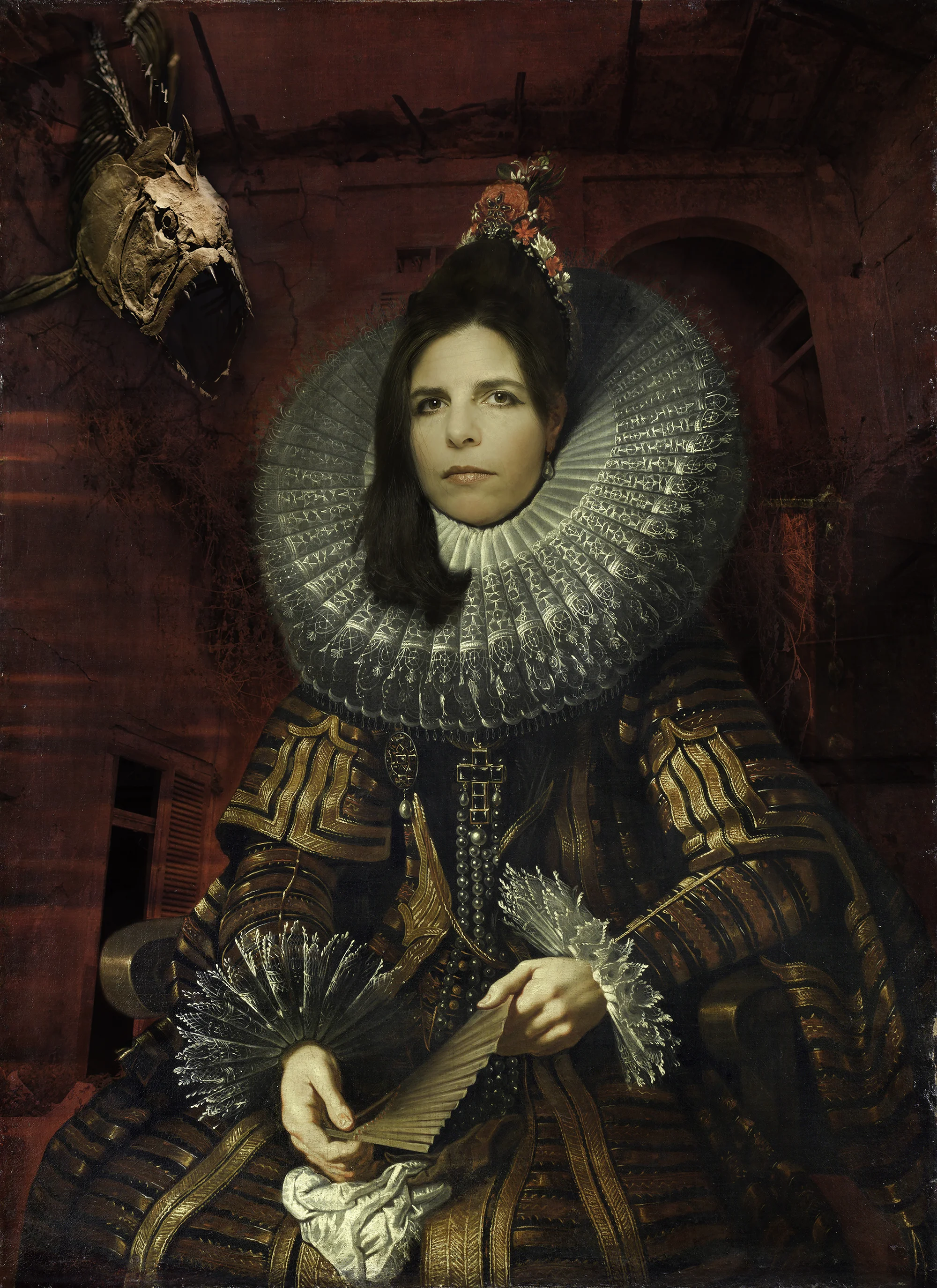Myself as Isabella, Archduchesse of Austria (1615-2015) - Original by Peter Paul Rubens