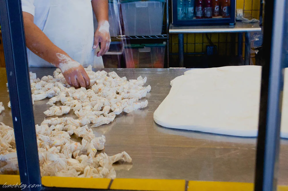 Real, hand pulled, Salt Water Taffy. I'm not a fan actually, but Todd is. Especially when driving down the highway, digging in the bag for his favorite flavor!
