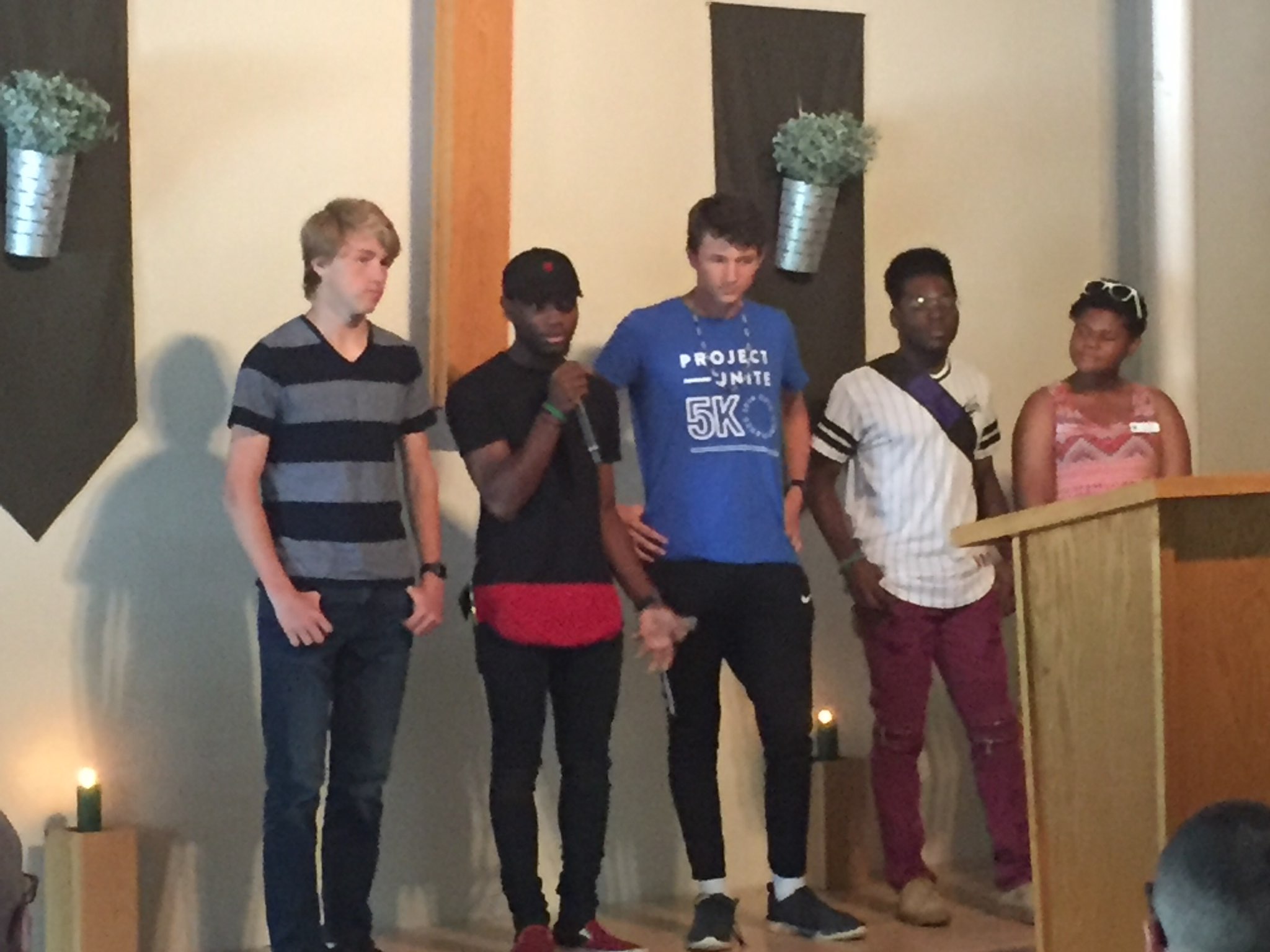 Youth reporting on their trip to CHIC 2018