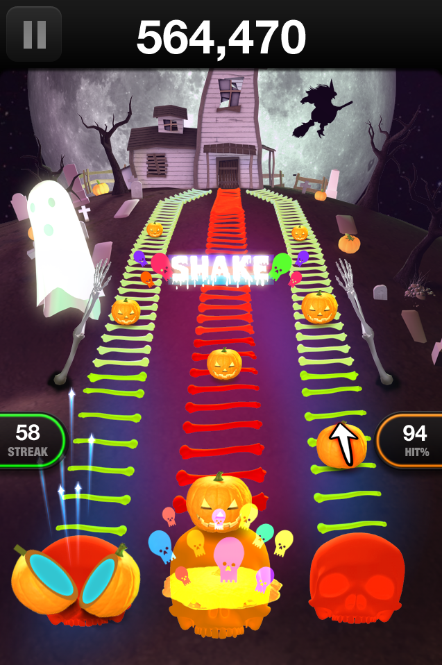  Special Halloween Theme for Tap Tap Revenge. 
