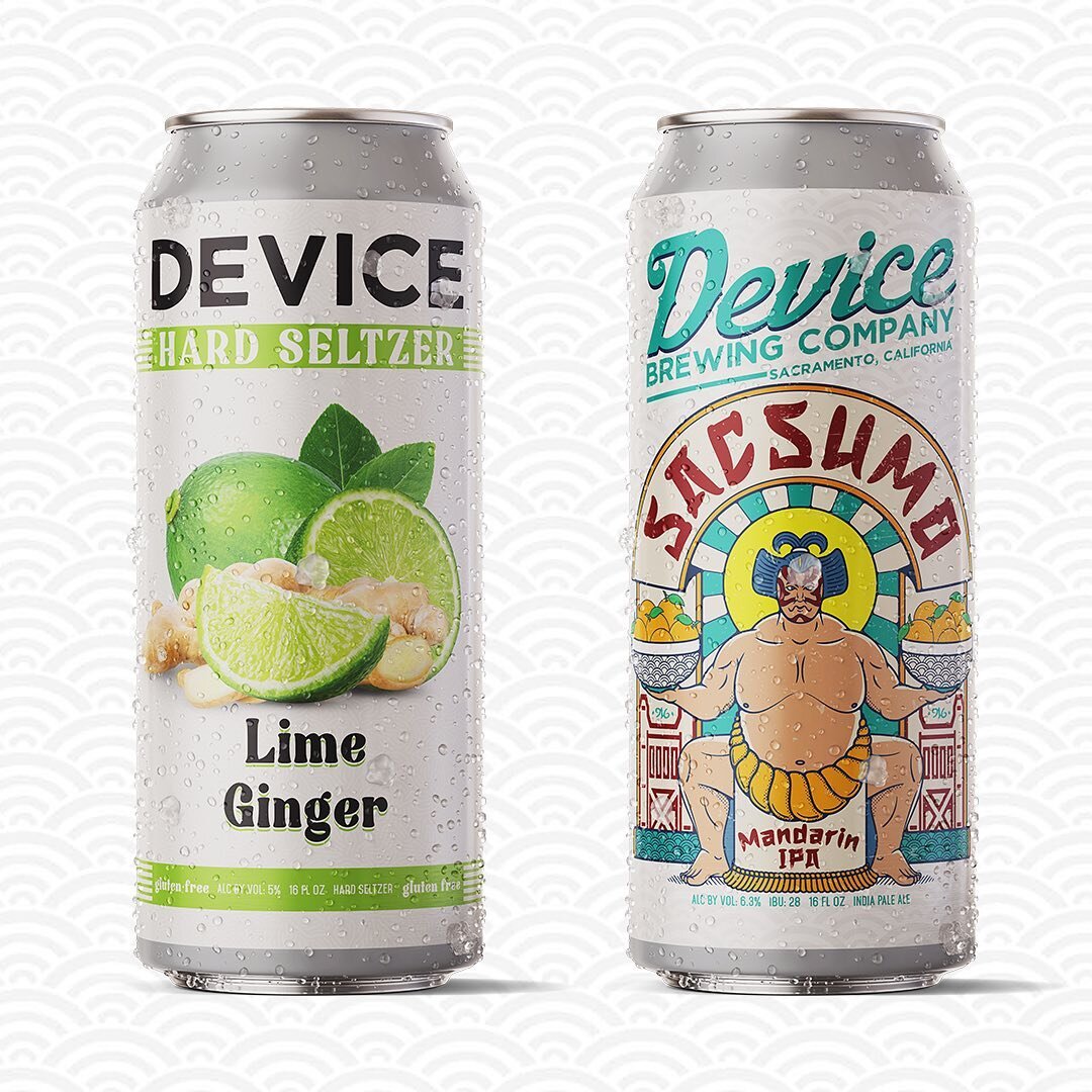 Get ready for a DOUBLE can release this Friday at Device! 🎉 We're bringing back two fan favorites that you've been craving: the refreshing Sacsumo Mandarin IPA and the zesty Lime Ginger Hard Seltzer! 🍊💚
&nbsp;
We'll have both of these available in