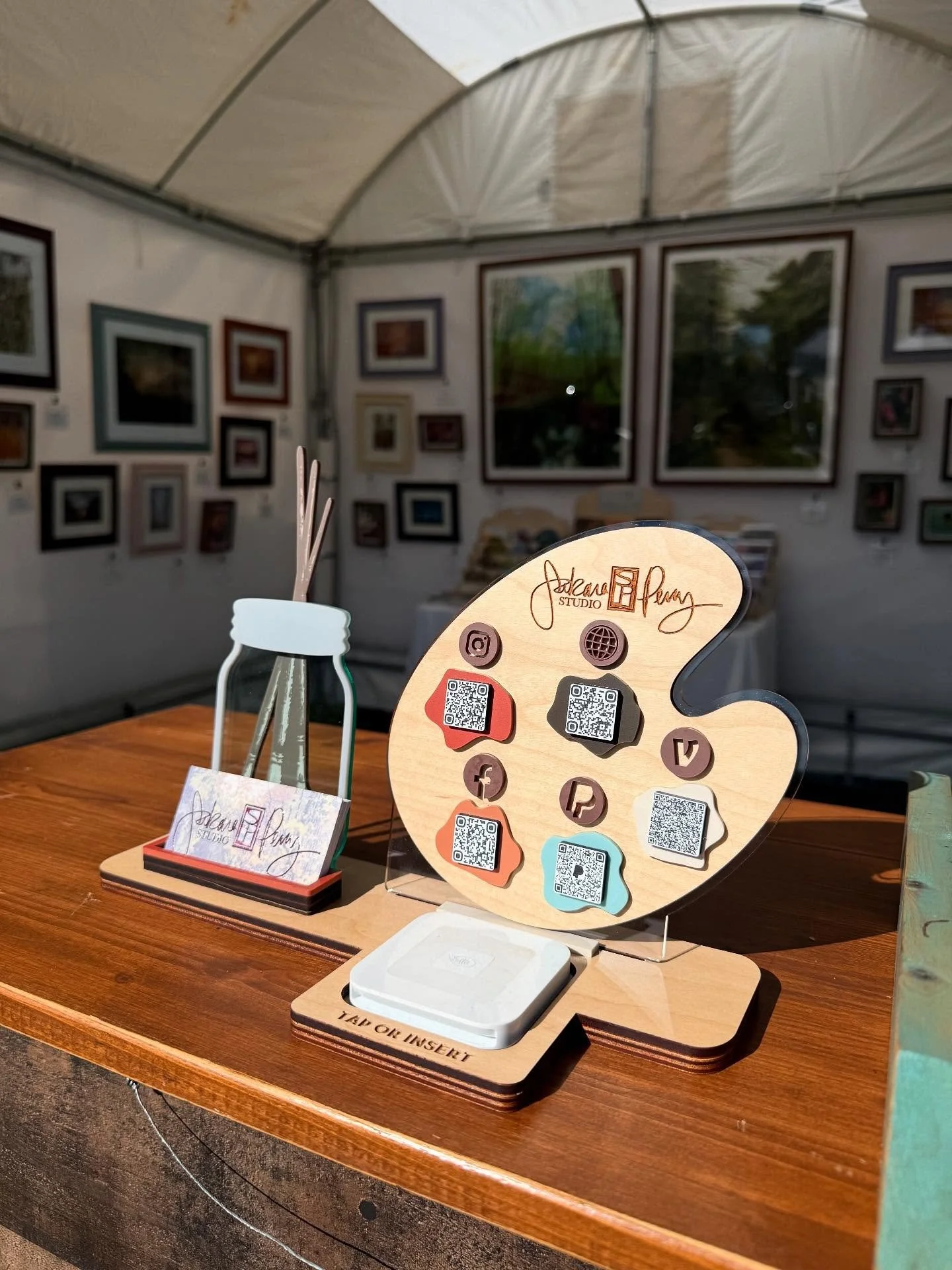 All set up in @oldemistickvillage for Labor Day weekend! This is the last show of the year at Olde Mistick Village and we will be set up here on the green by the steak loft Saturday 10-6, Sunday 10-5, and Monday 10-4! 

Also let&rsquo;s have a moment