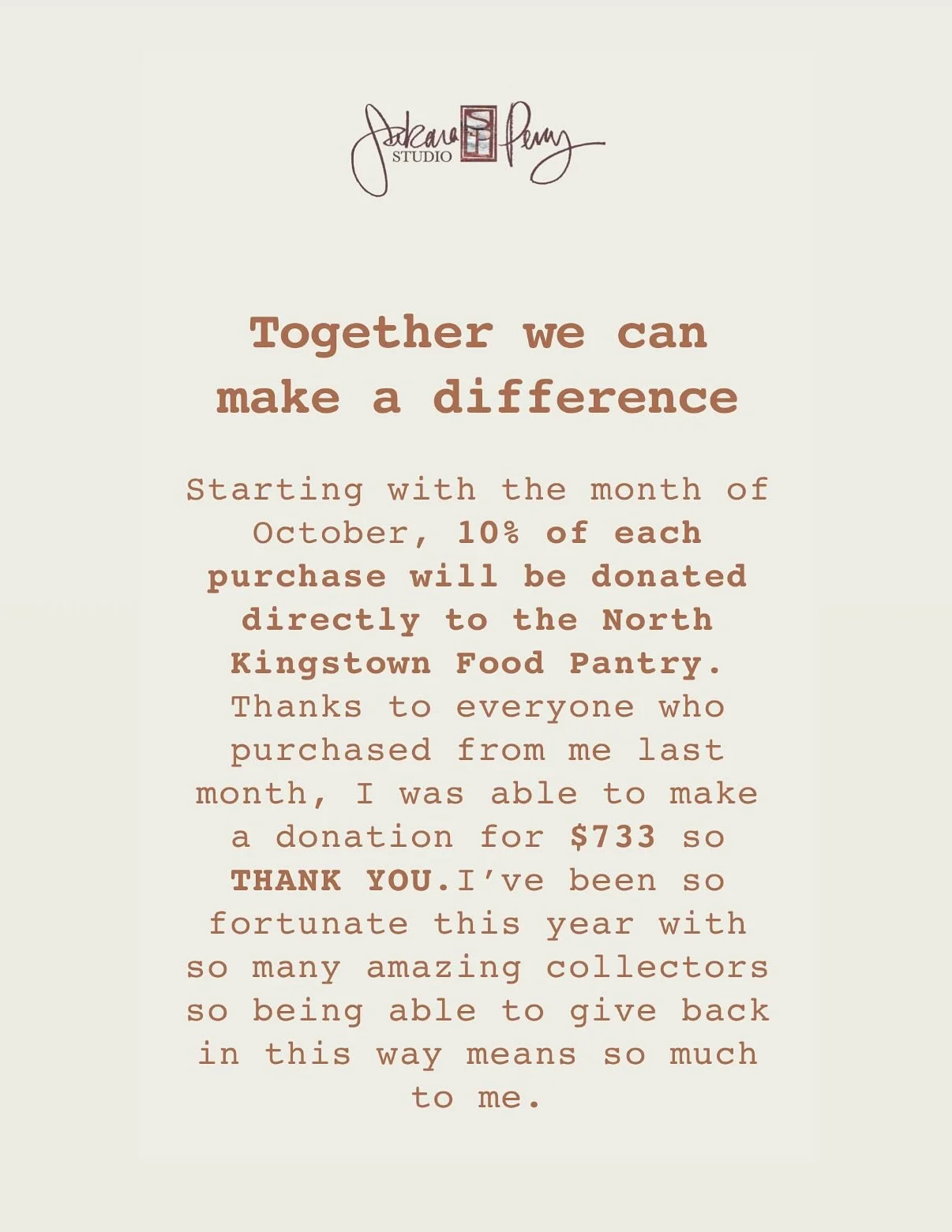 LOOK WHAT WE DID! I&rsquo;m so grateful to see some good news finally with the new court order to release funding for SNAP benefits but with the cold weather and holidays fast approaching that still means an increase in need for many. Thanks to an in