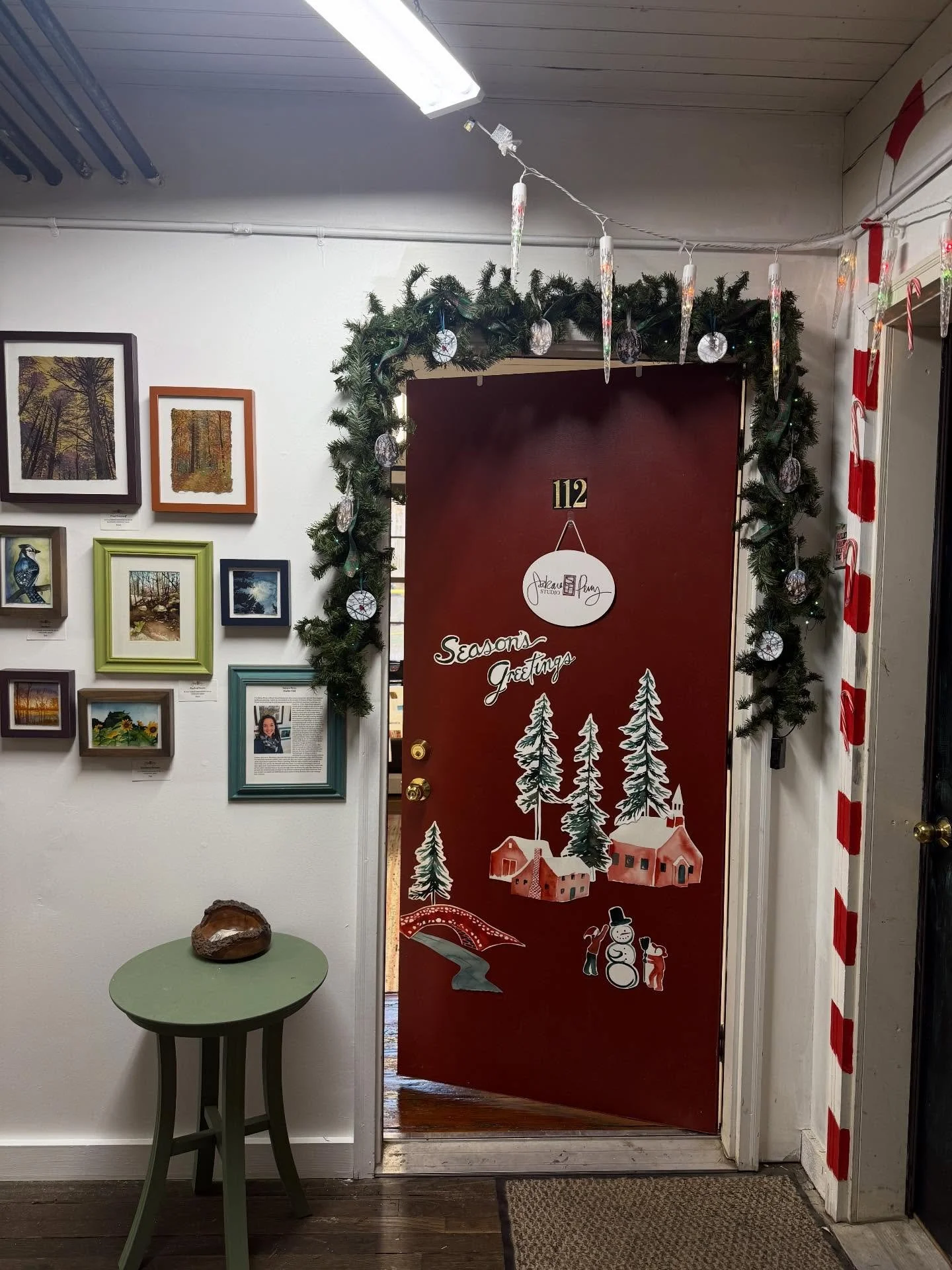 The garland is hung, the tree is up and the mill is already buzzing with energy awaiting all of the visitors set to arrive this weekend!! I can&rsquo;t wait to see all of you and share some new work I&rsquo;ve made over the last couple months. I&rsqu