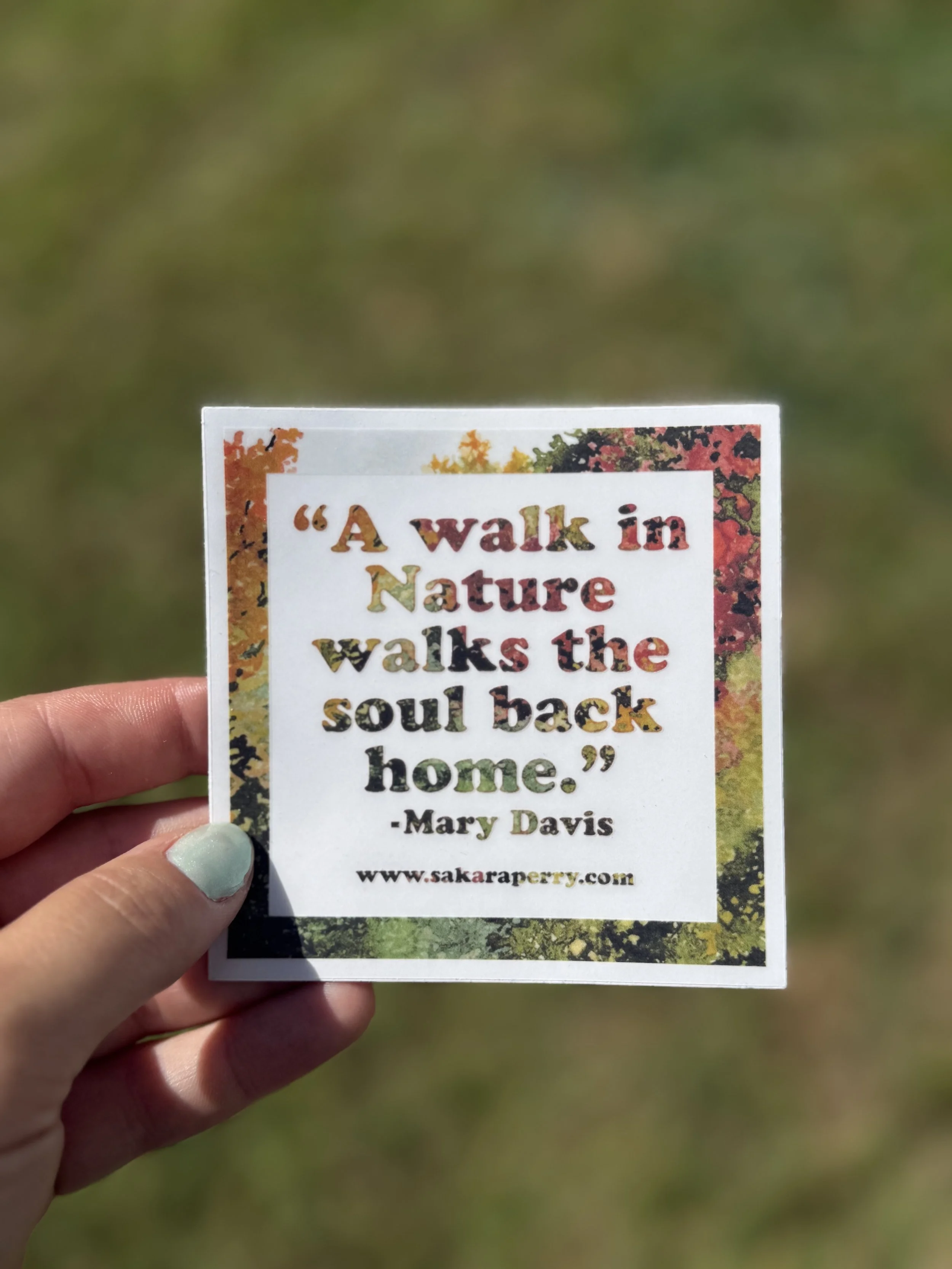 Mary Davis Quote Sticker