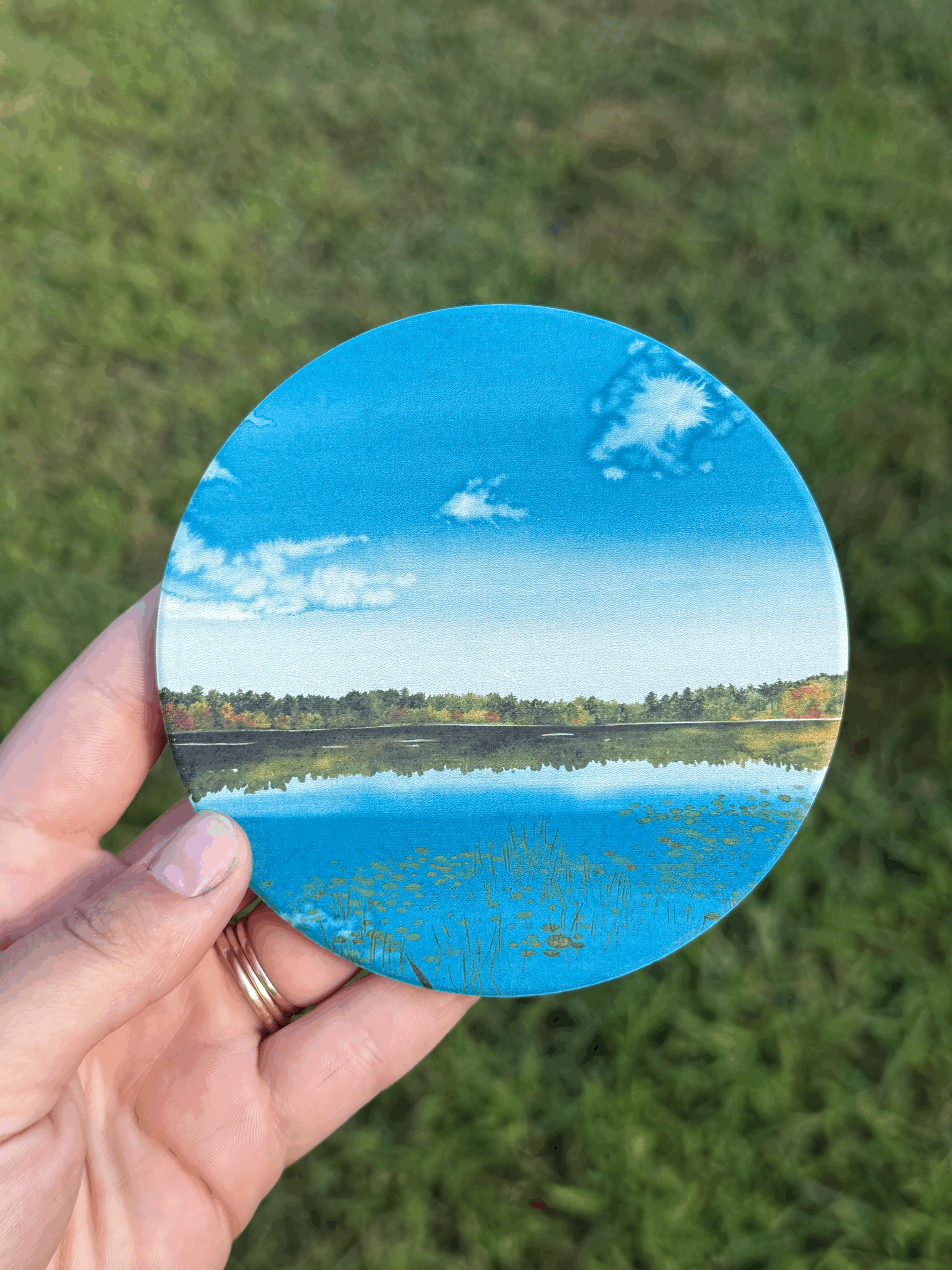 “Let It Be” Round Coaster