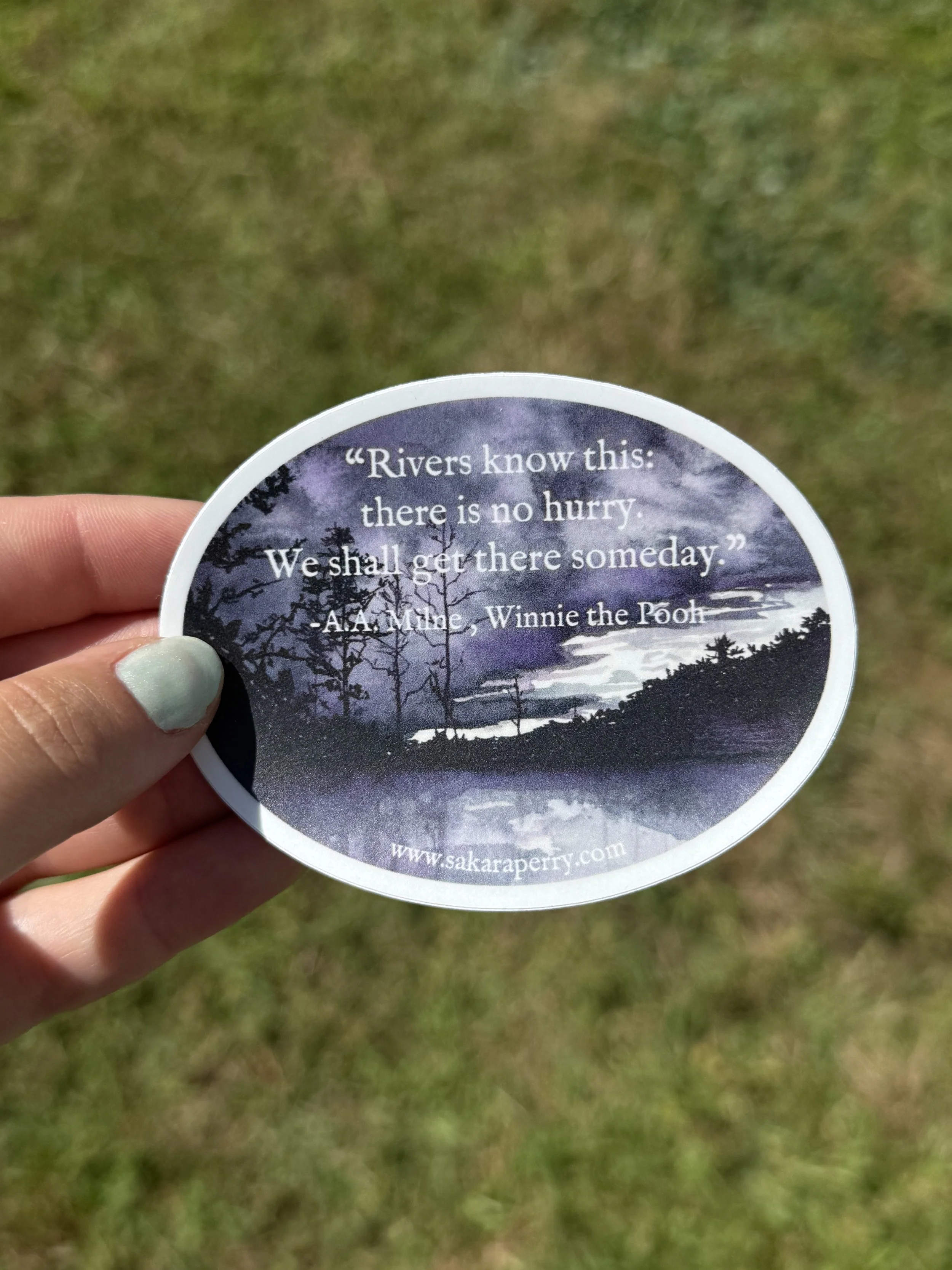 A.A. Milne Quote Sticker