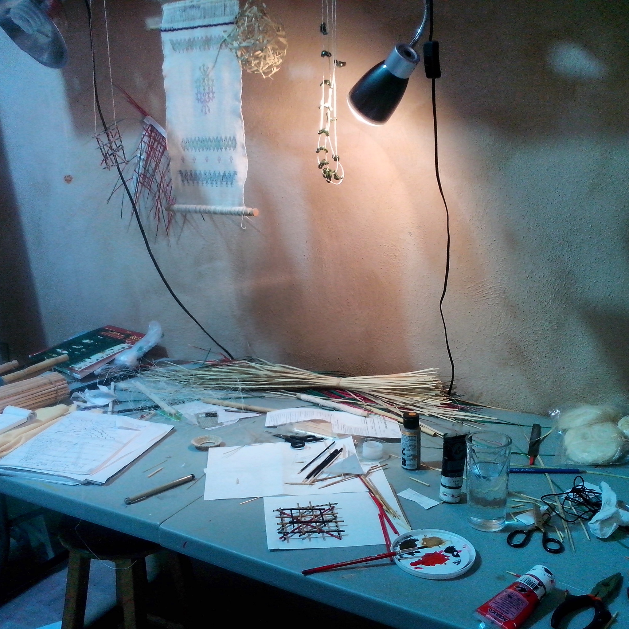 my studio space, Arquetopia, Oaxaca