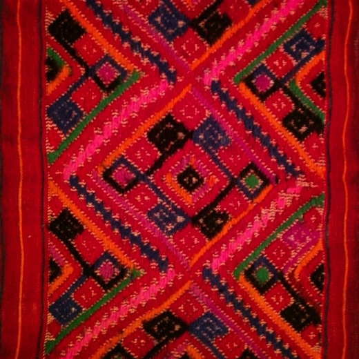 Backstrap loom weaving at the Textile Museum, Oaxaca