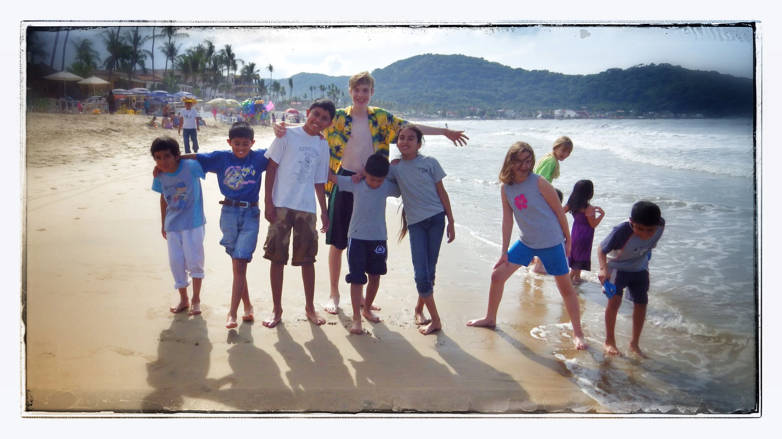 Kids at beach