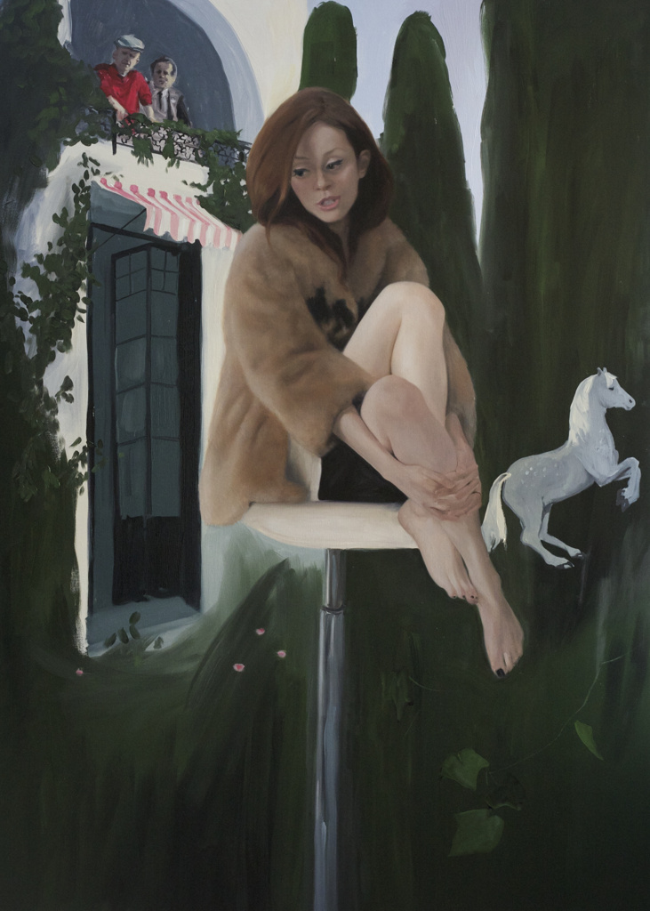 Stephanie in Conversation 66" x 42"