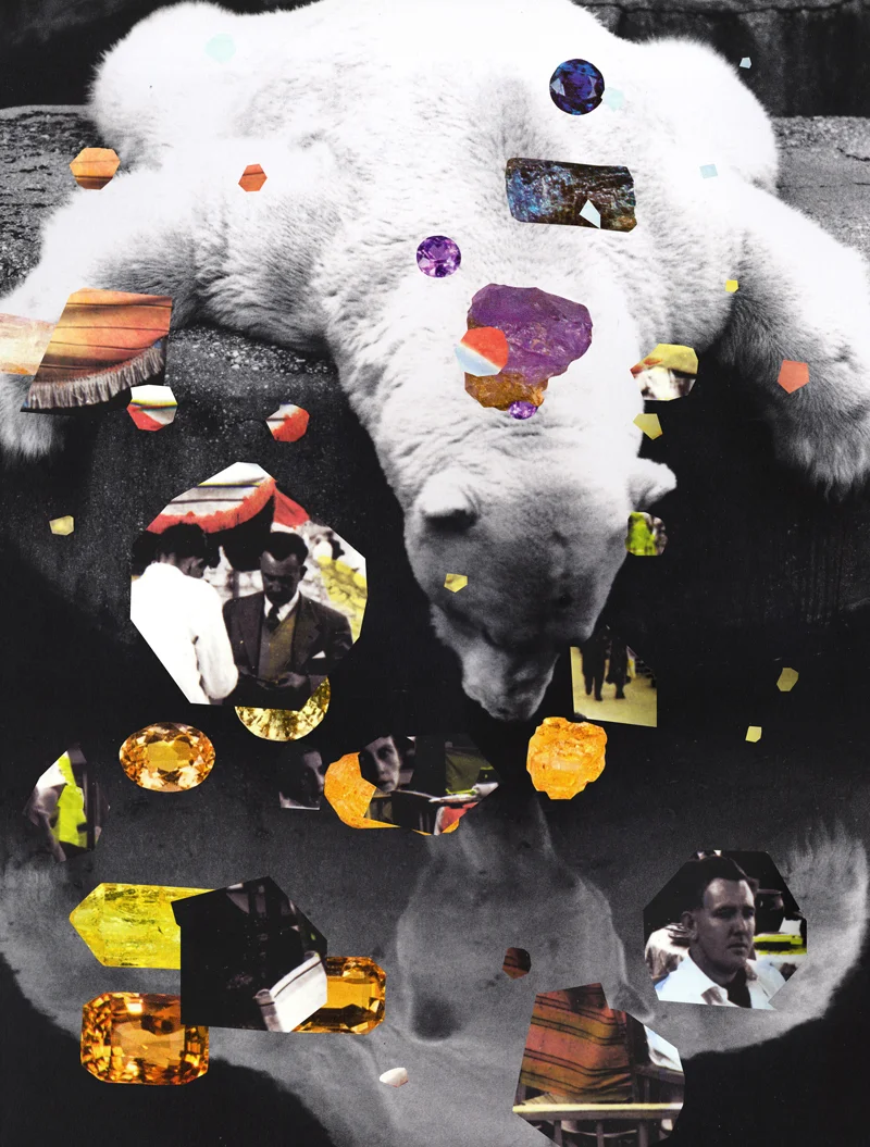 Gracia Haby & Louise Jennison, Momentarily visible , 2011, collage for The Big Issue